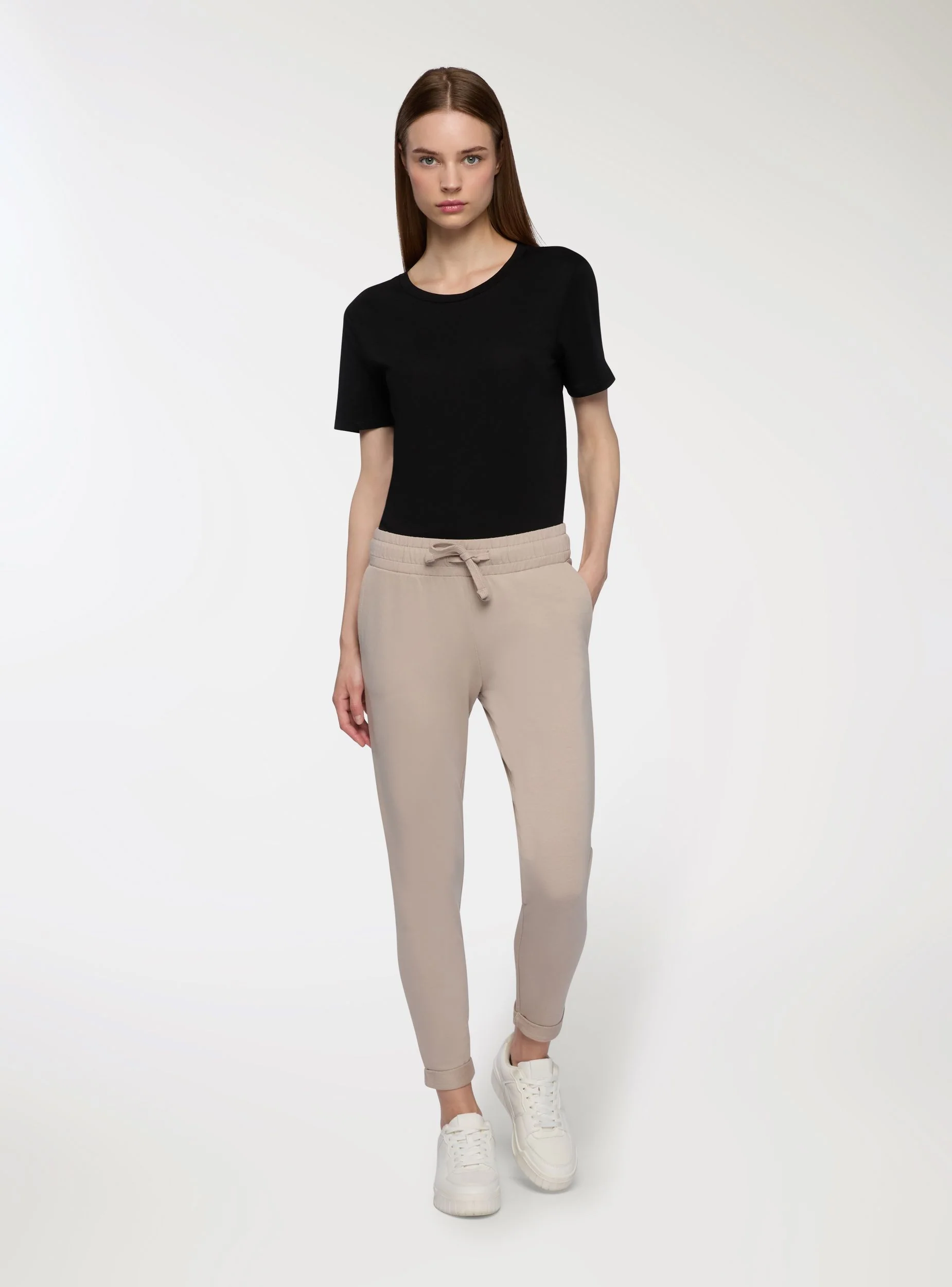 Pantaloni tuta skinny con coulisse - Image 2
