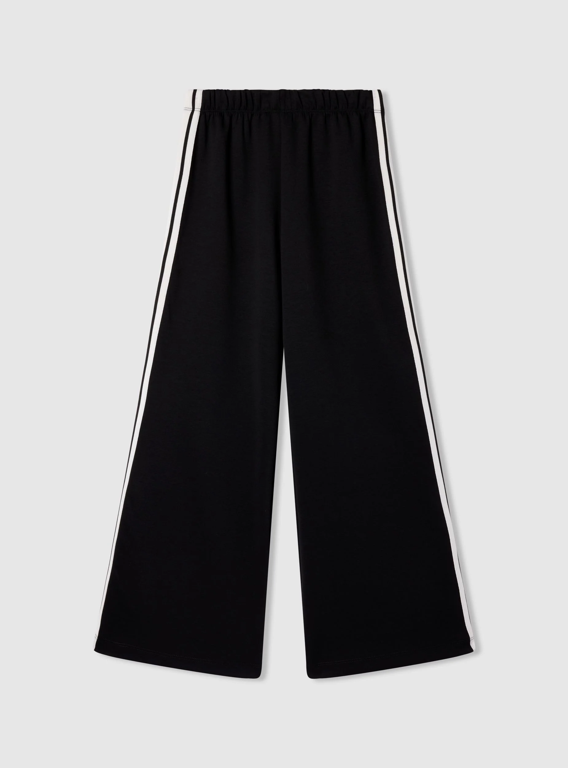 Pantaloni tuta wide leg con bande laterali - Image 6