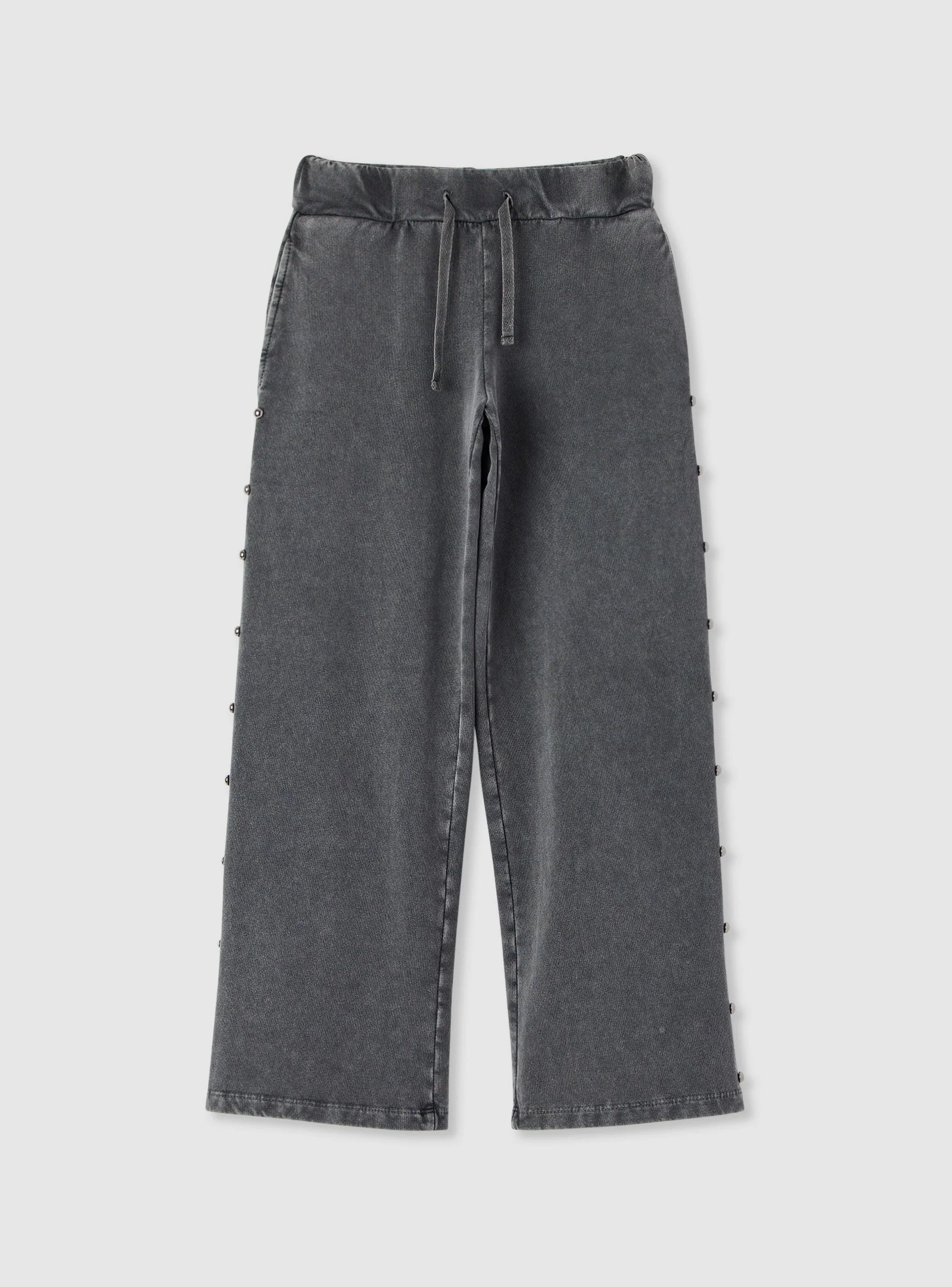 Pantaloni tuta wide leg con borchie - Image 5