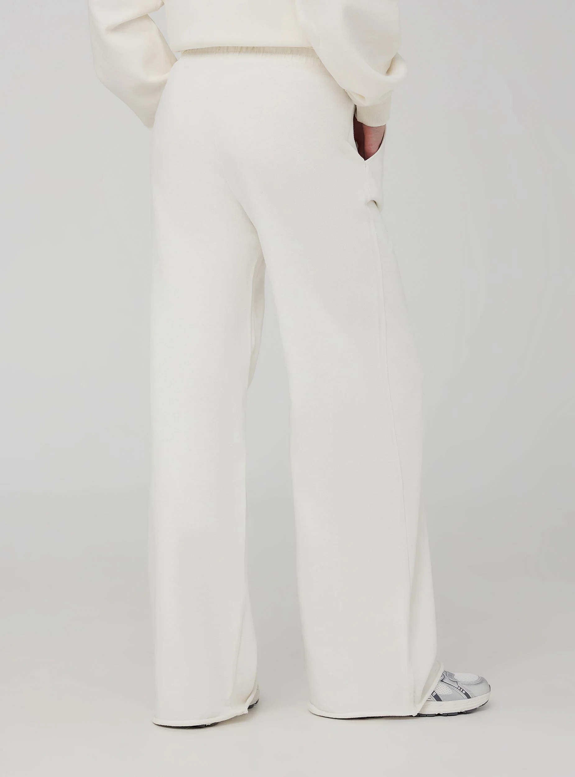 Pantaloni tuta wide leg con coulisse - Image 3