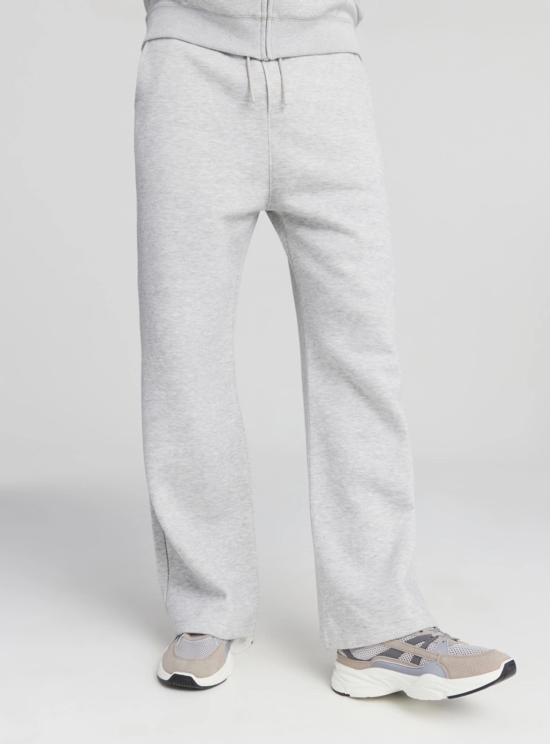Pantaloni tuta wide leg con coulisse