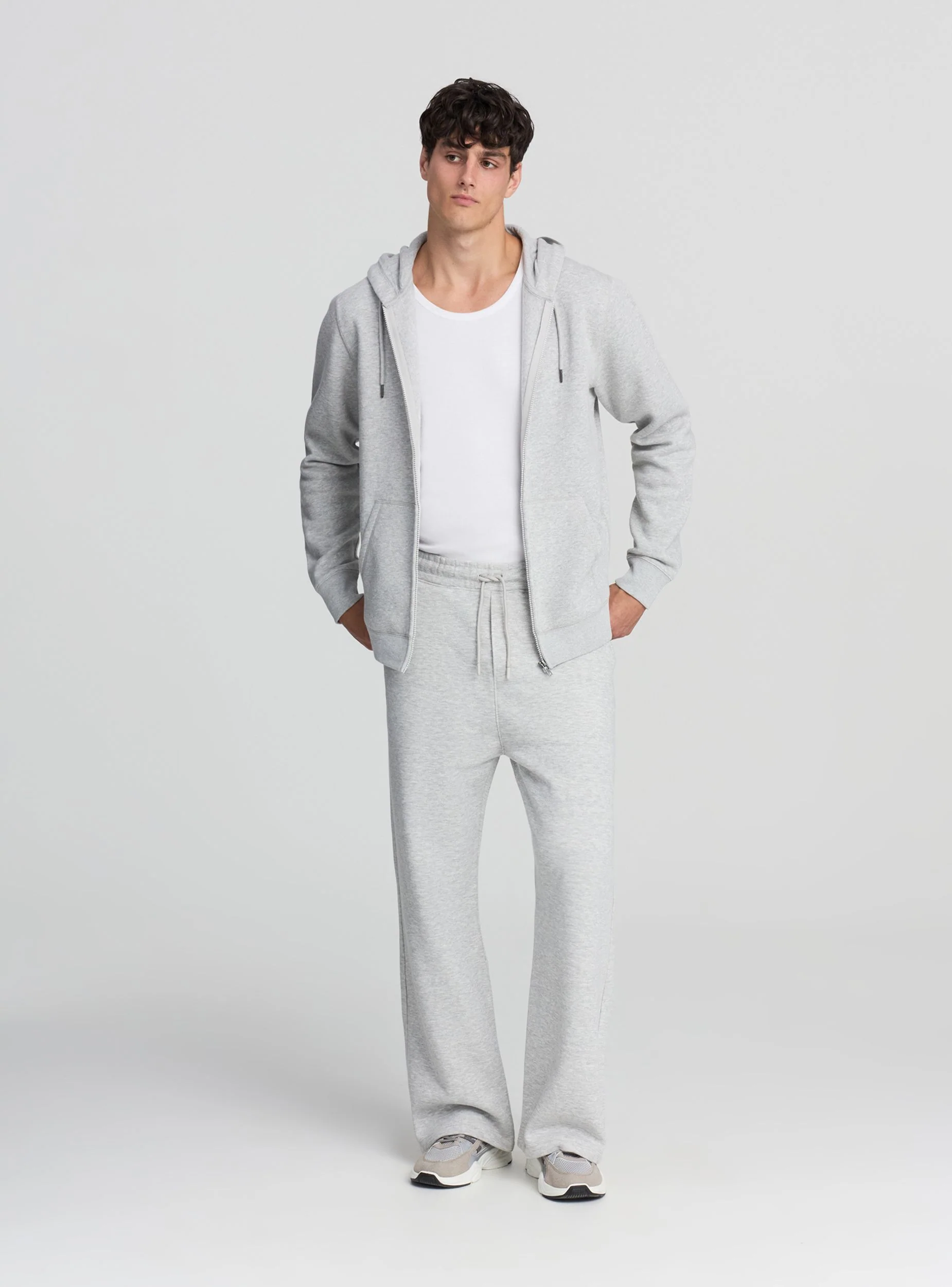 Pantaloni tuta wide leg con coulisse - Image 2