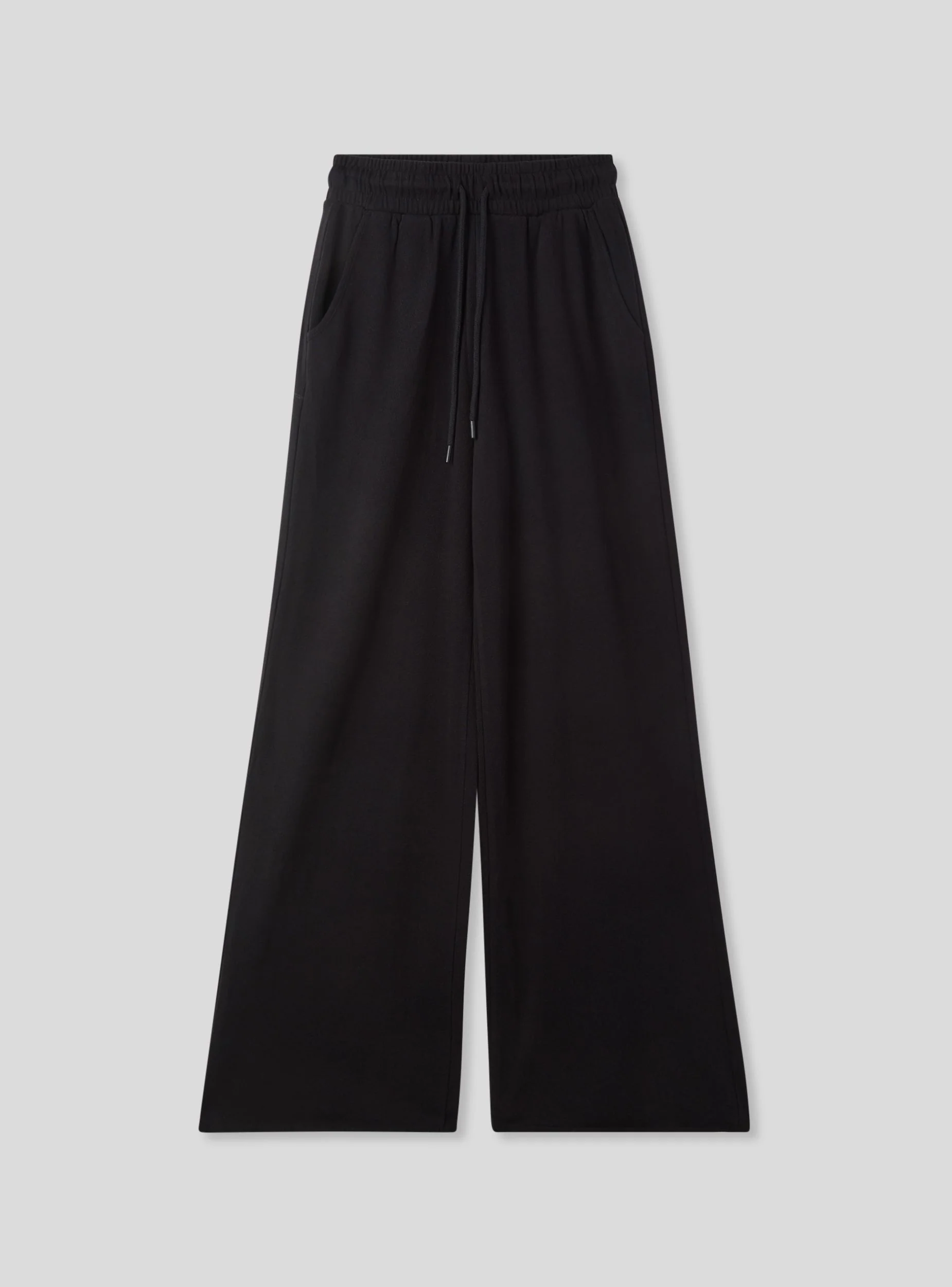 Pantaloni tuta wide leg con coulisse - Image 4