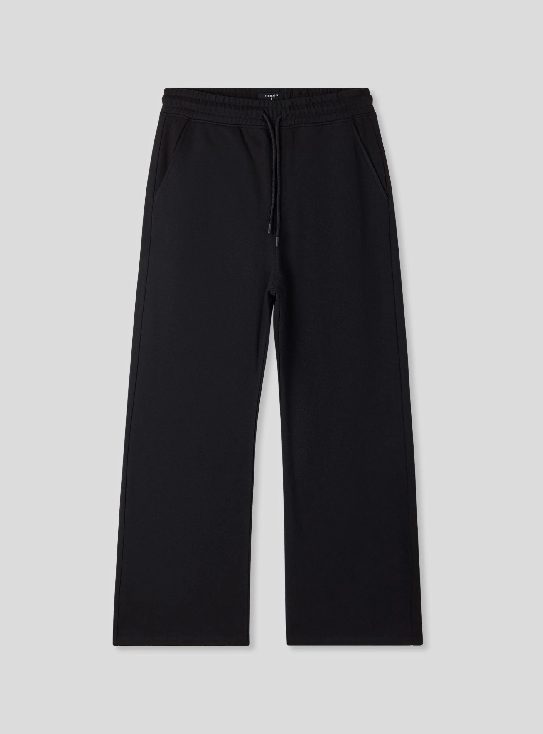 Pantaloni tuta wide leg con coulisse - Image 4