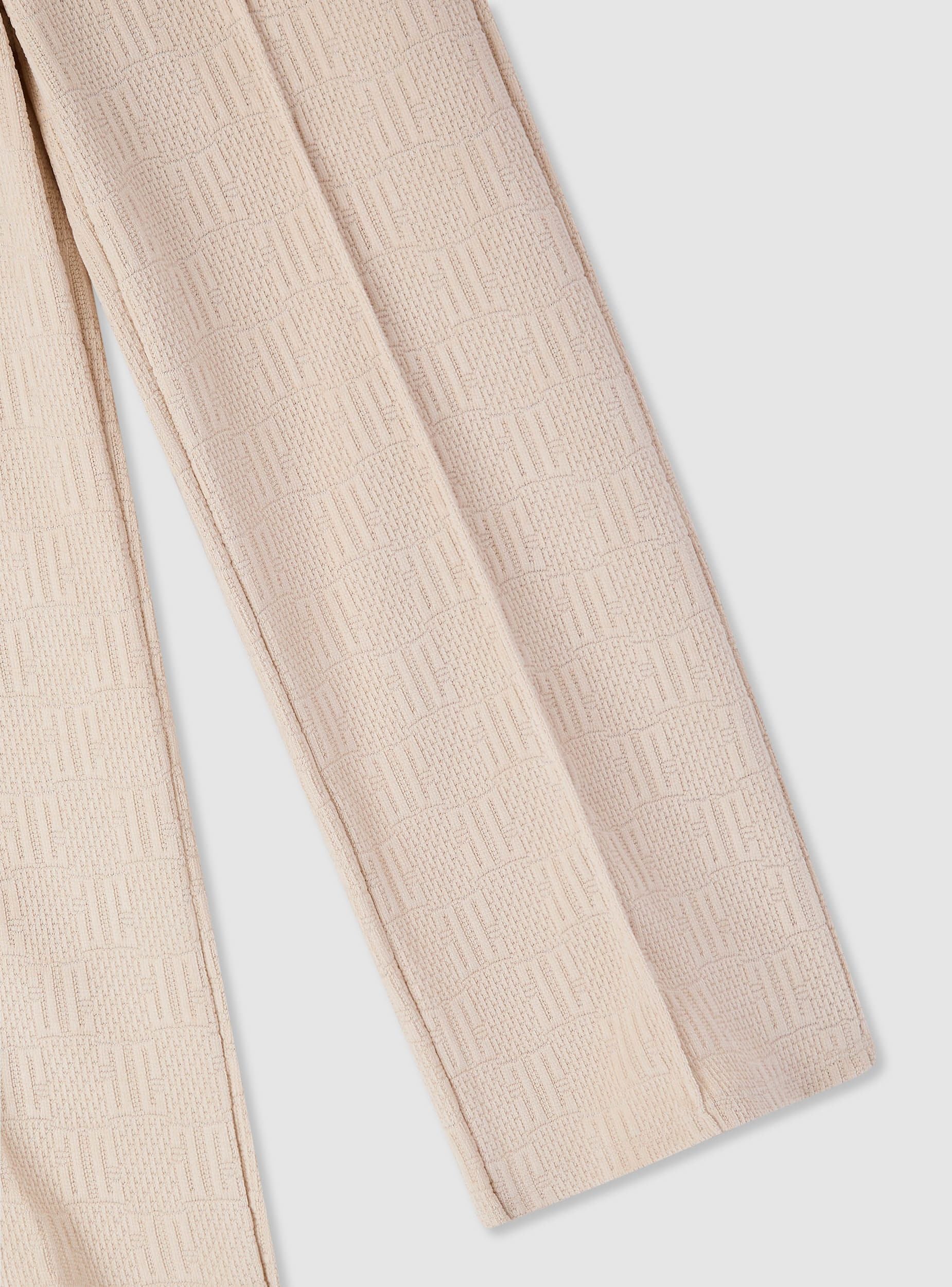 Pantaloni tuta wide leg con lavorazione goffrata - Image 6