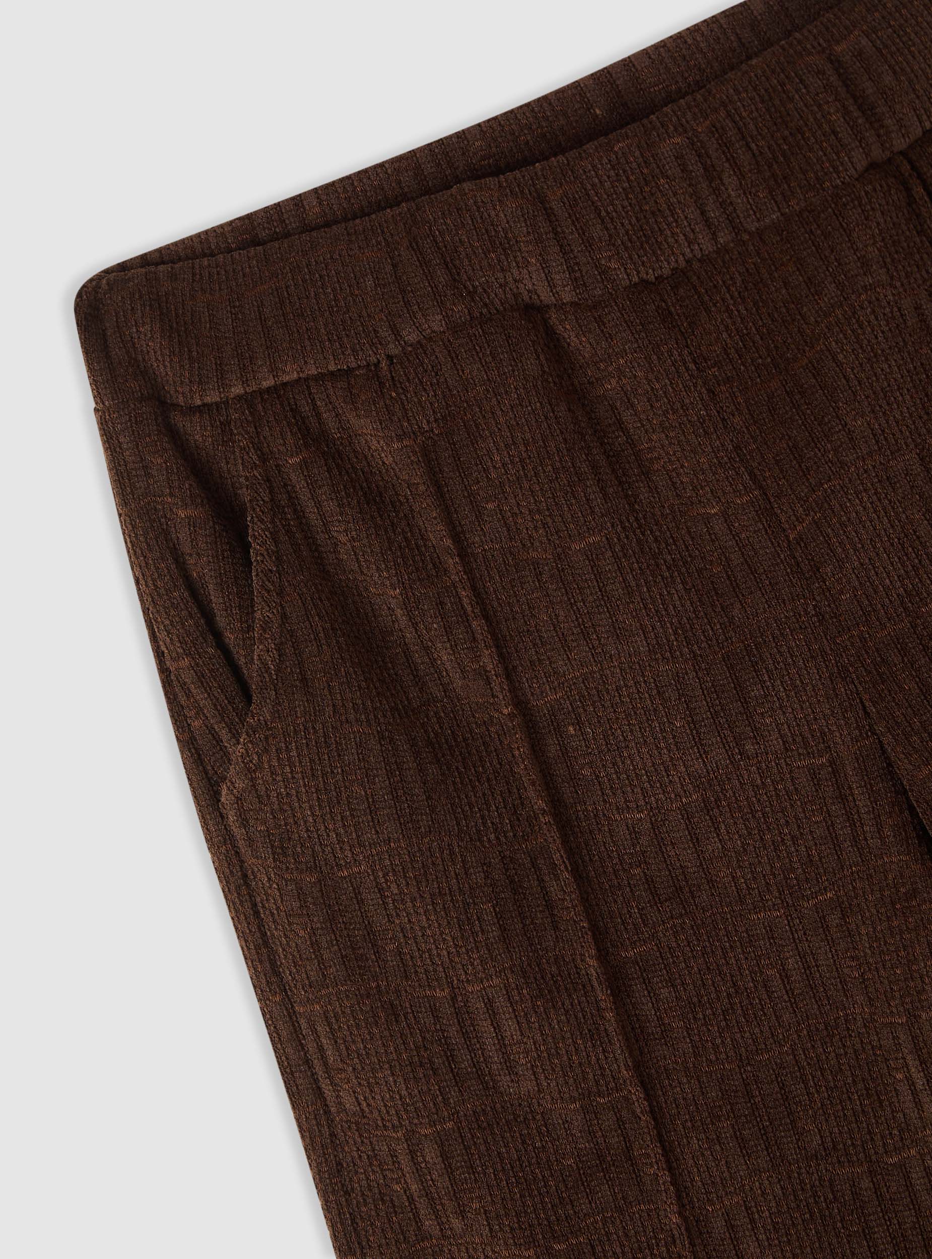 Pantaloni tuta wide leg con lavorazione goffrata - Image 4