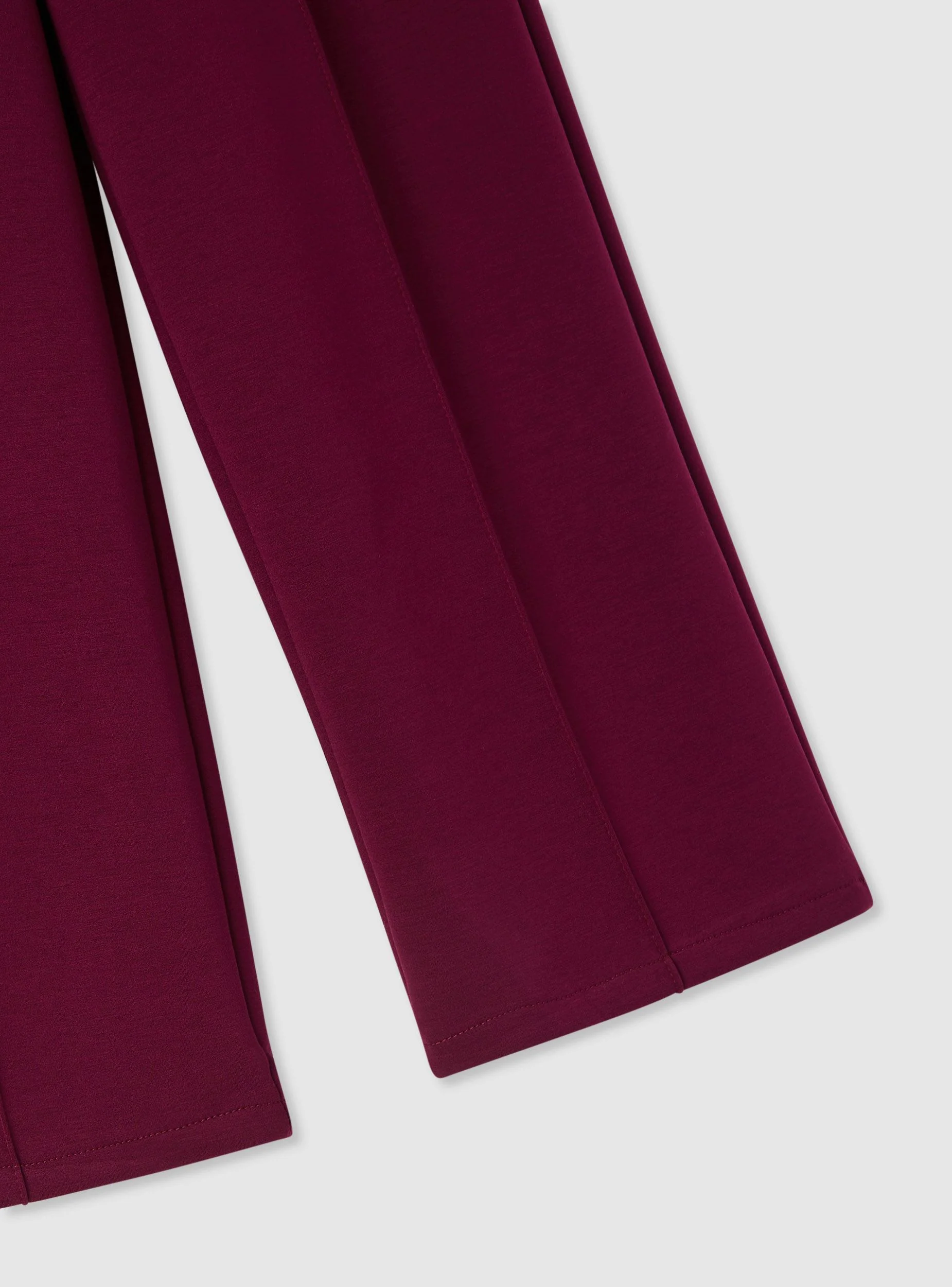 Pantaloni tuta wide leg con nervature - Image 6