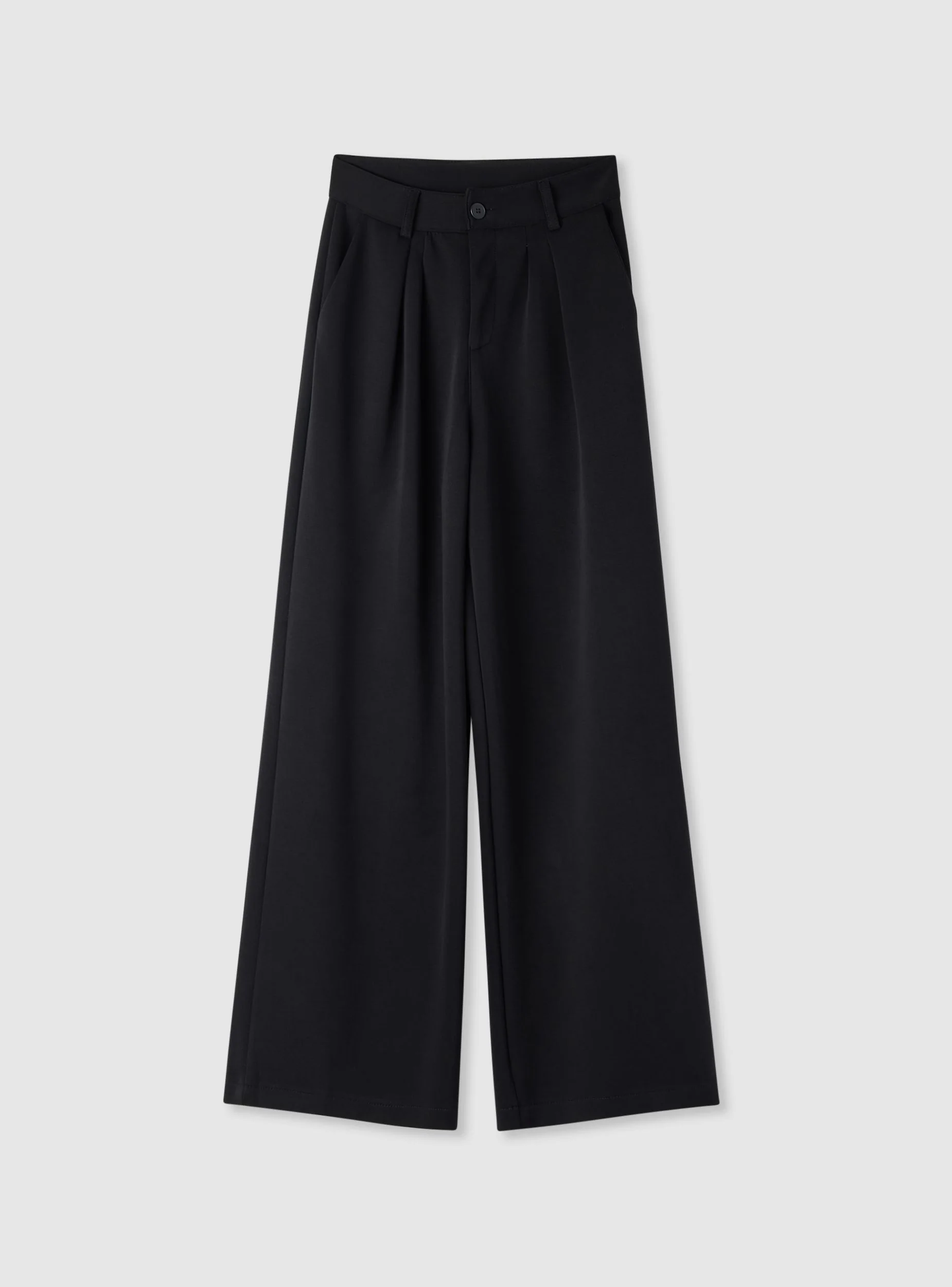 Pantaloni tuta wide leg con pinces - Image 5