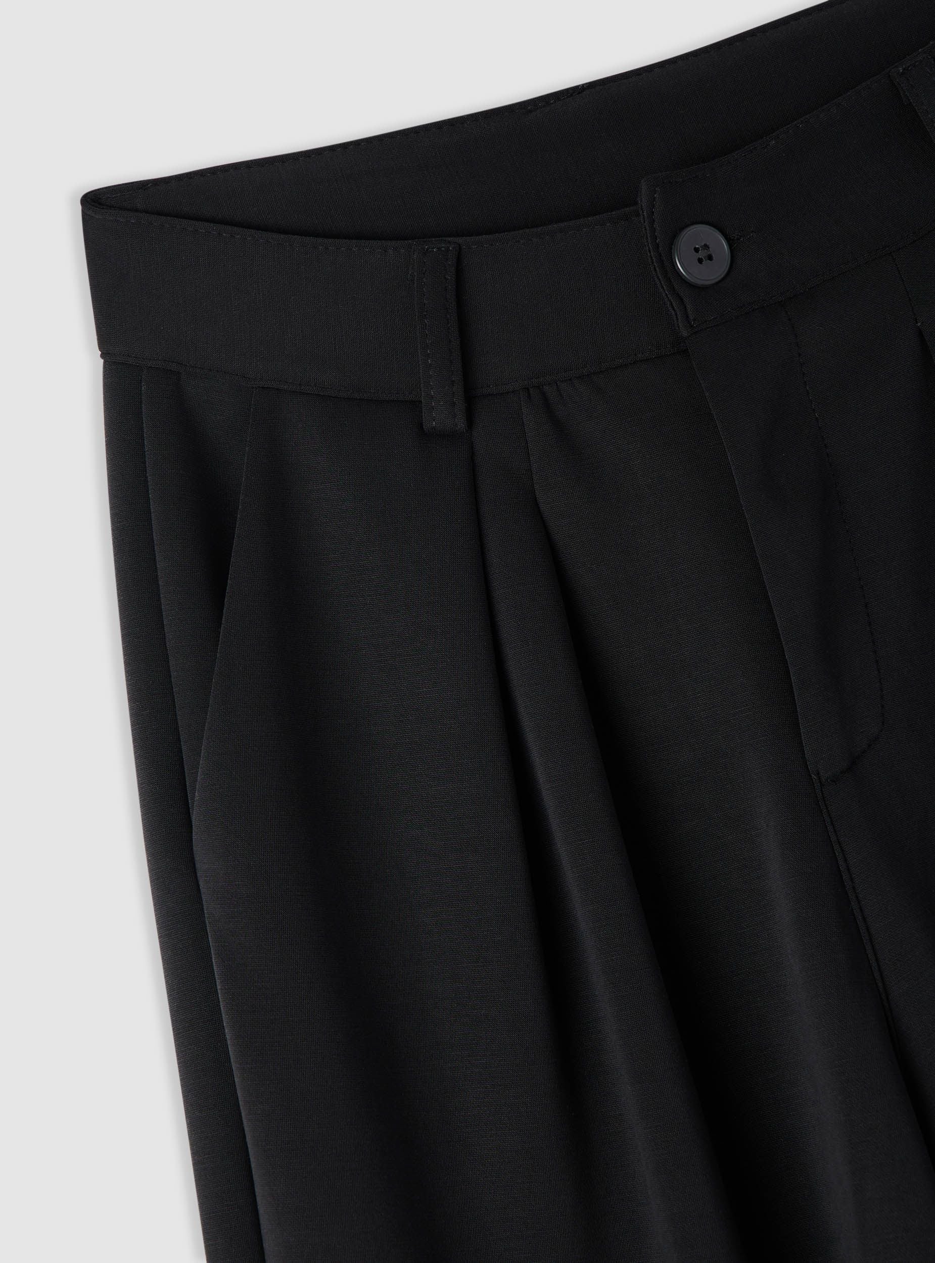 Pantaloni tuta wide leg con pinces - Image 7