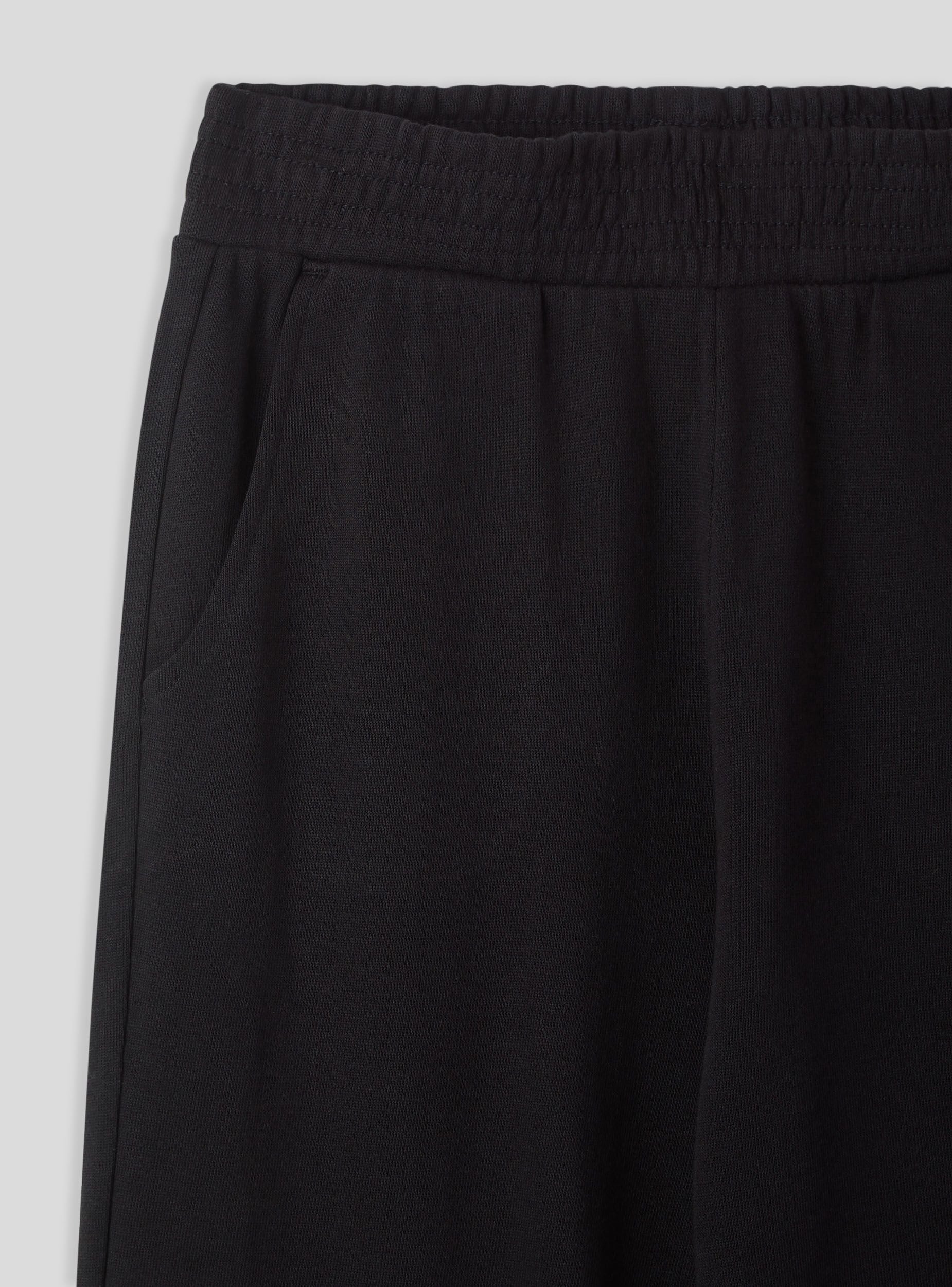 Pantaloni tuta wide leg con ricamo college - Image 5