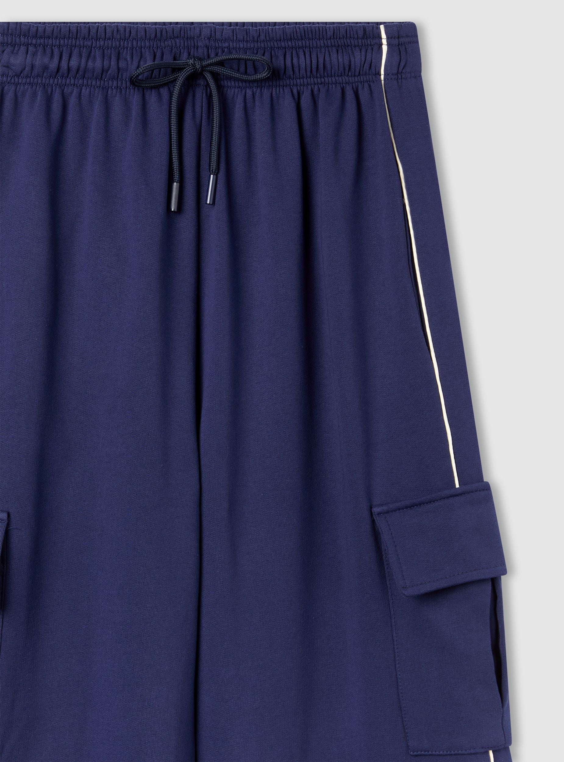 Pantaloni tuta wide leg con tasche cargo - Image 6