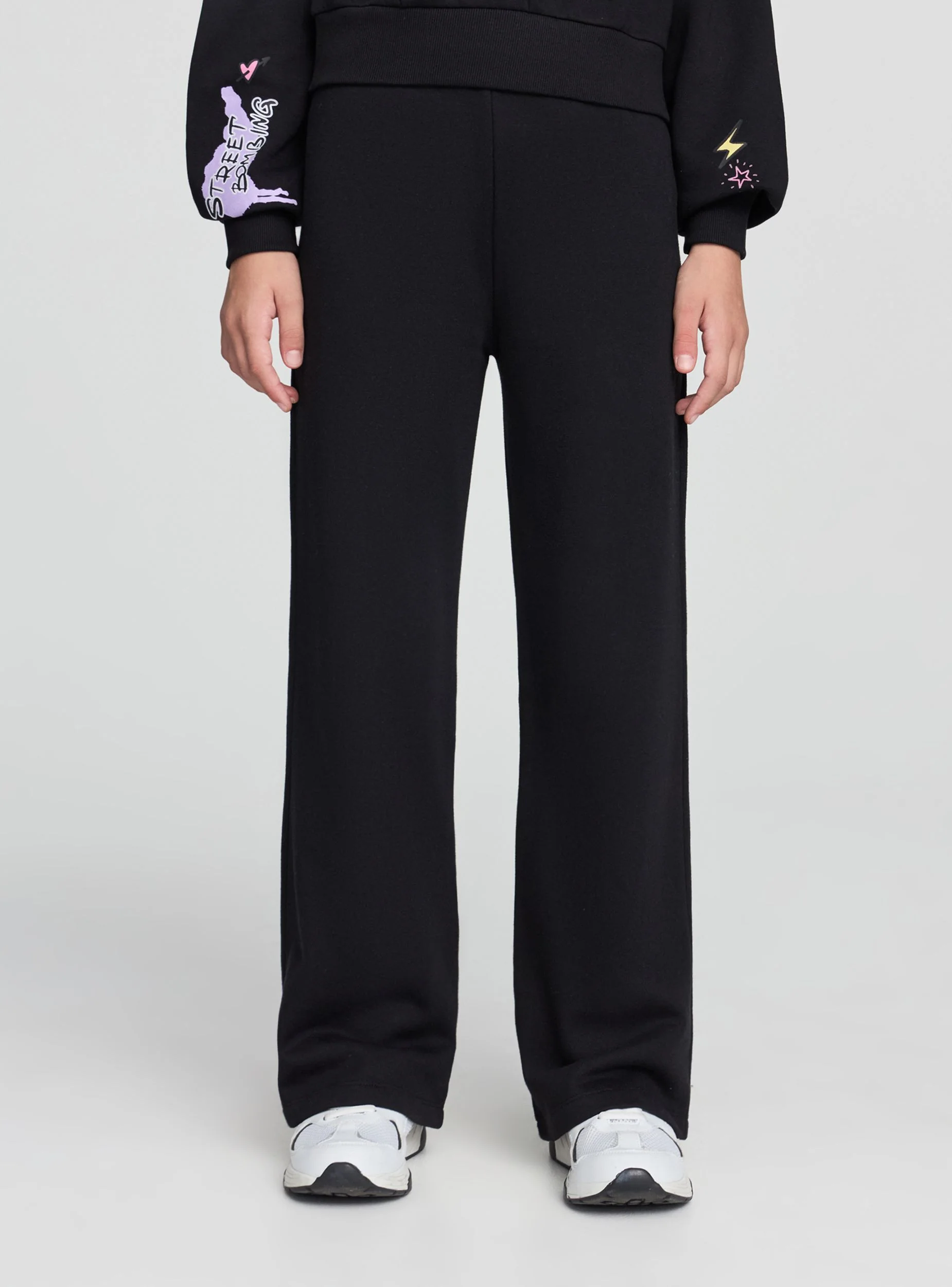 Pantaloni tuta wide leg - Image 2