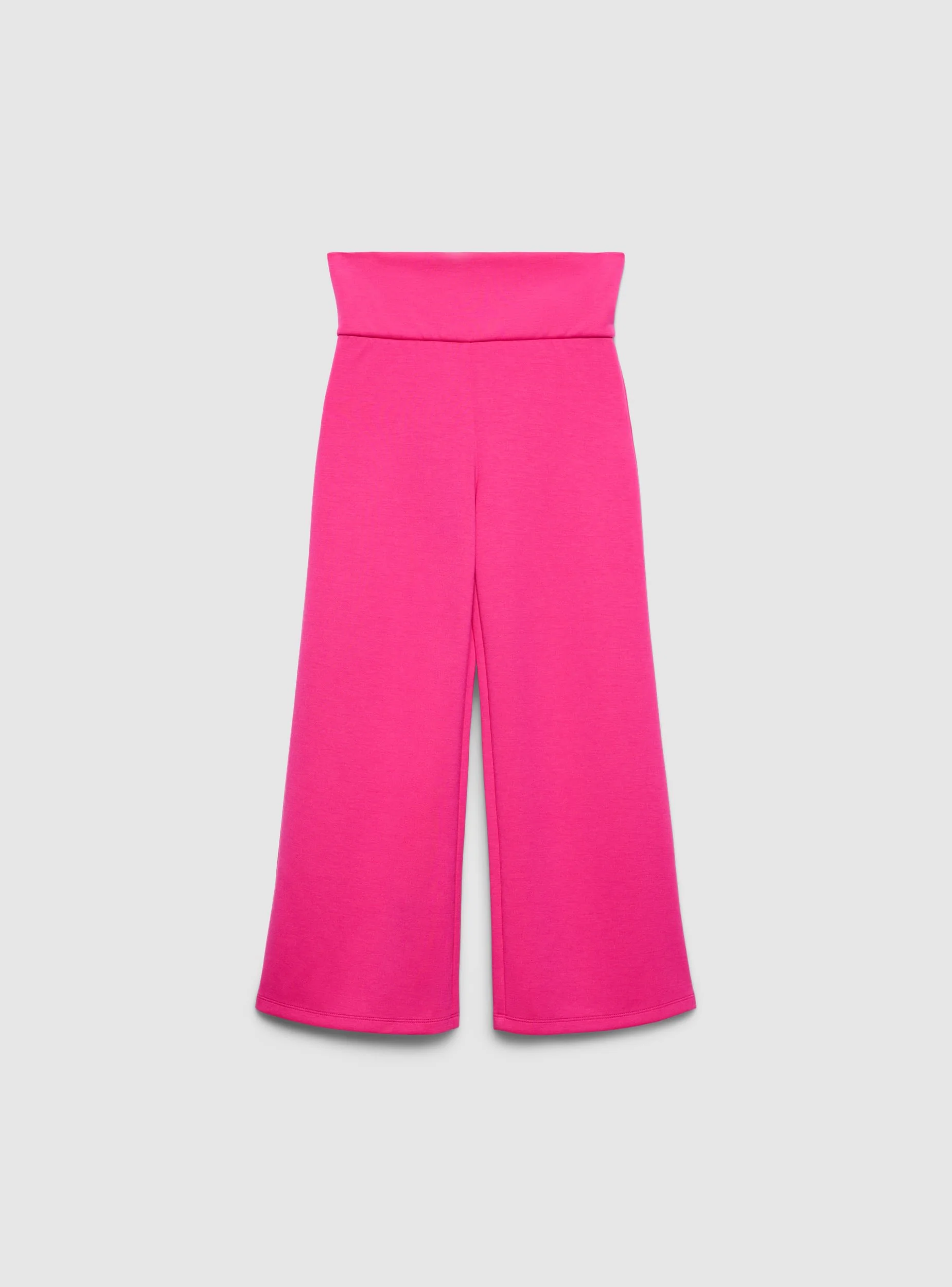 Pantaloni tuta wide leg tessuto interlock caldo - Image 6