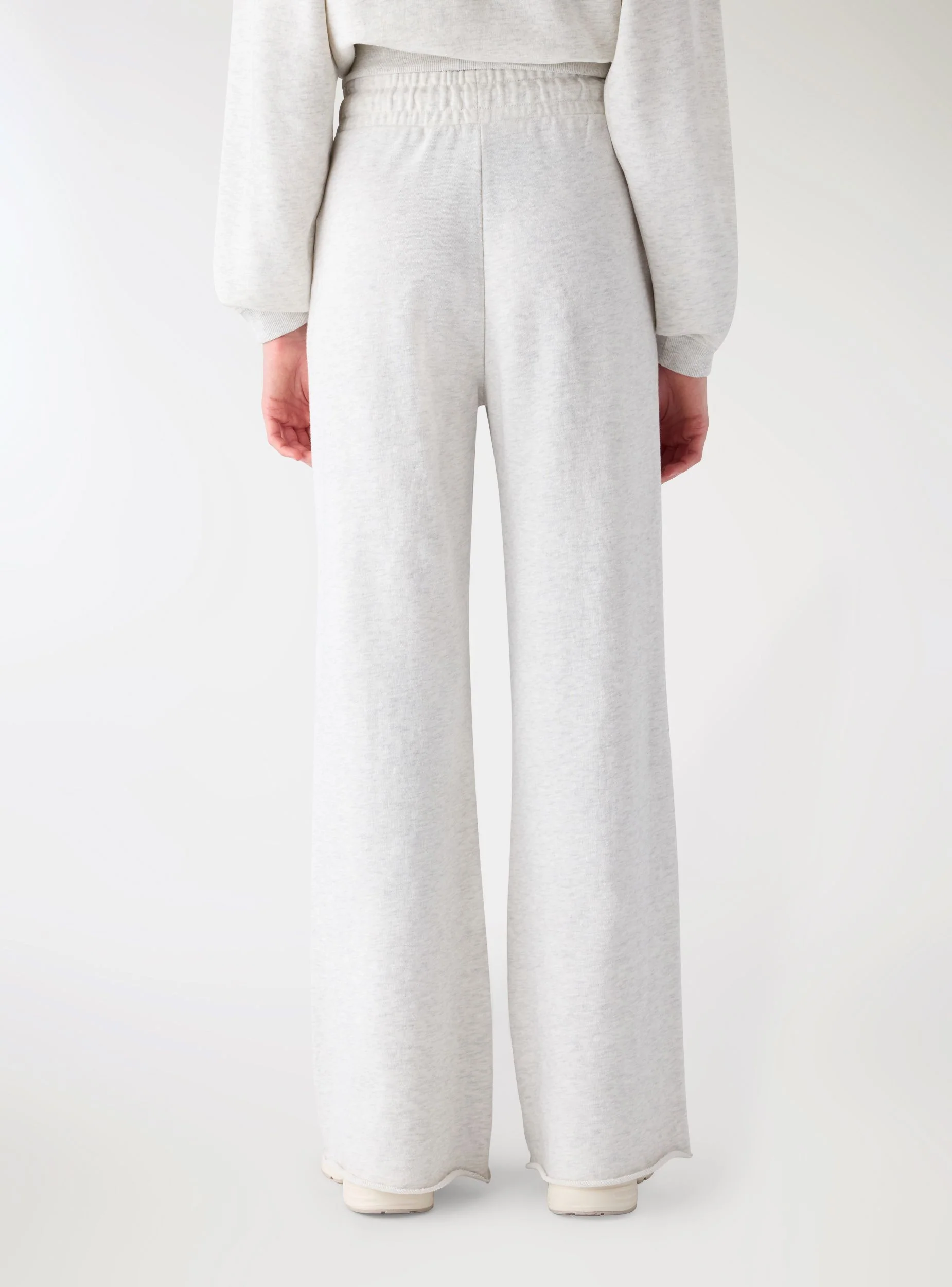 Pantaloni tuta wide leg tinta unita - Image 3