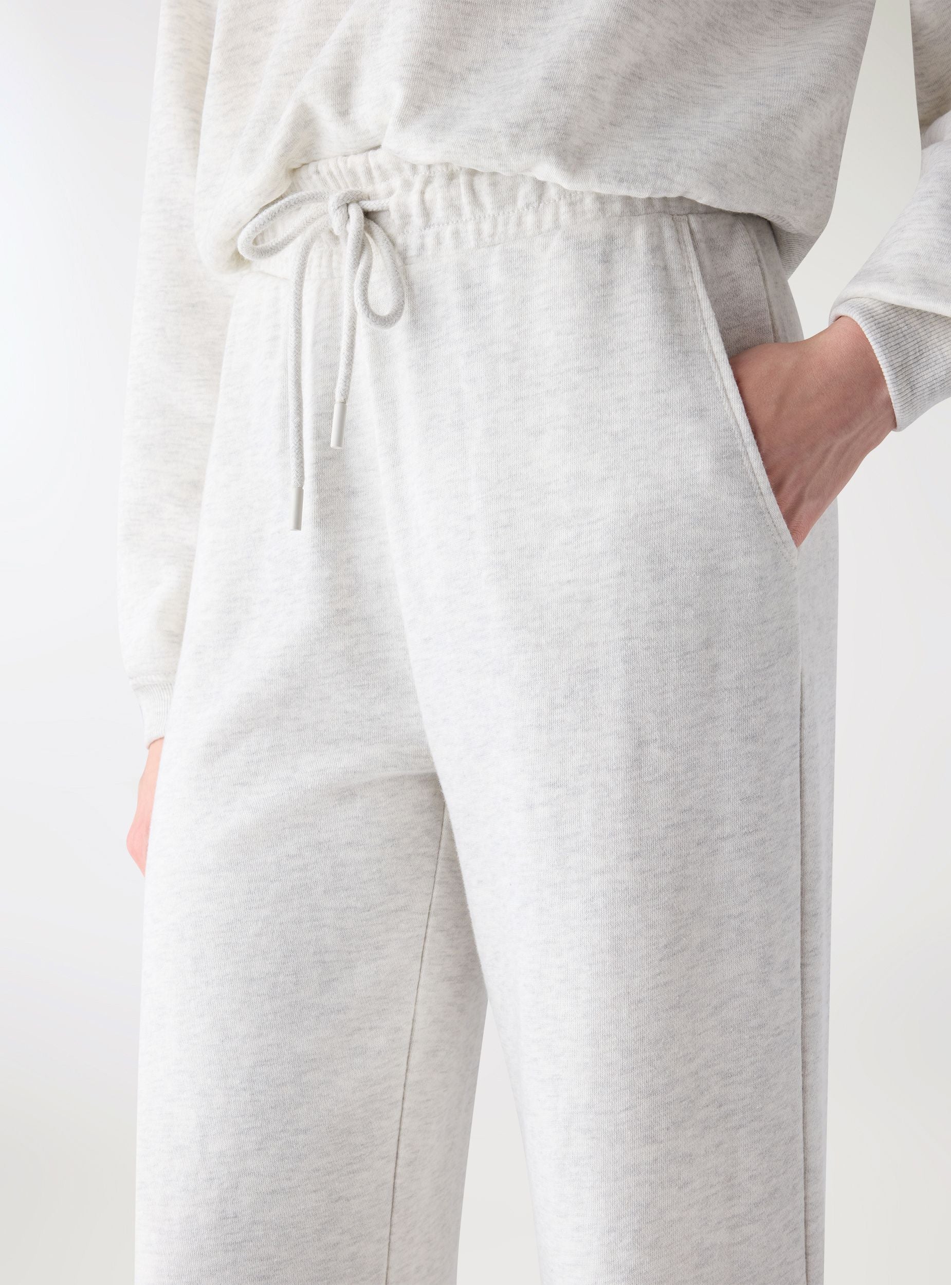 Pantaloni tuta wide leg tinta unita - Image 4