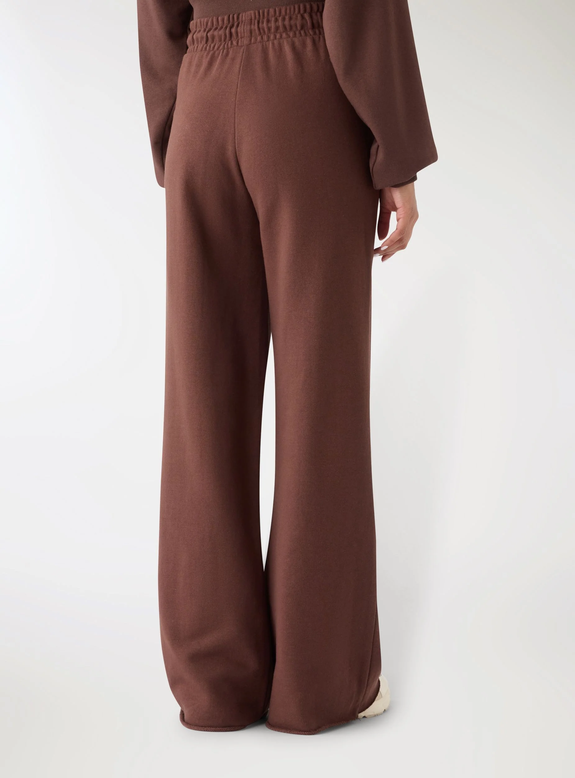 Pantaloni tuta wide leg tinta unita - Image 2