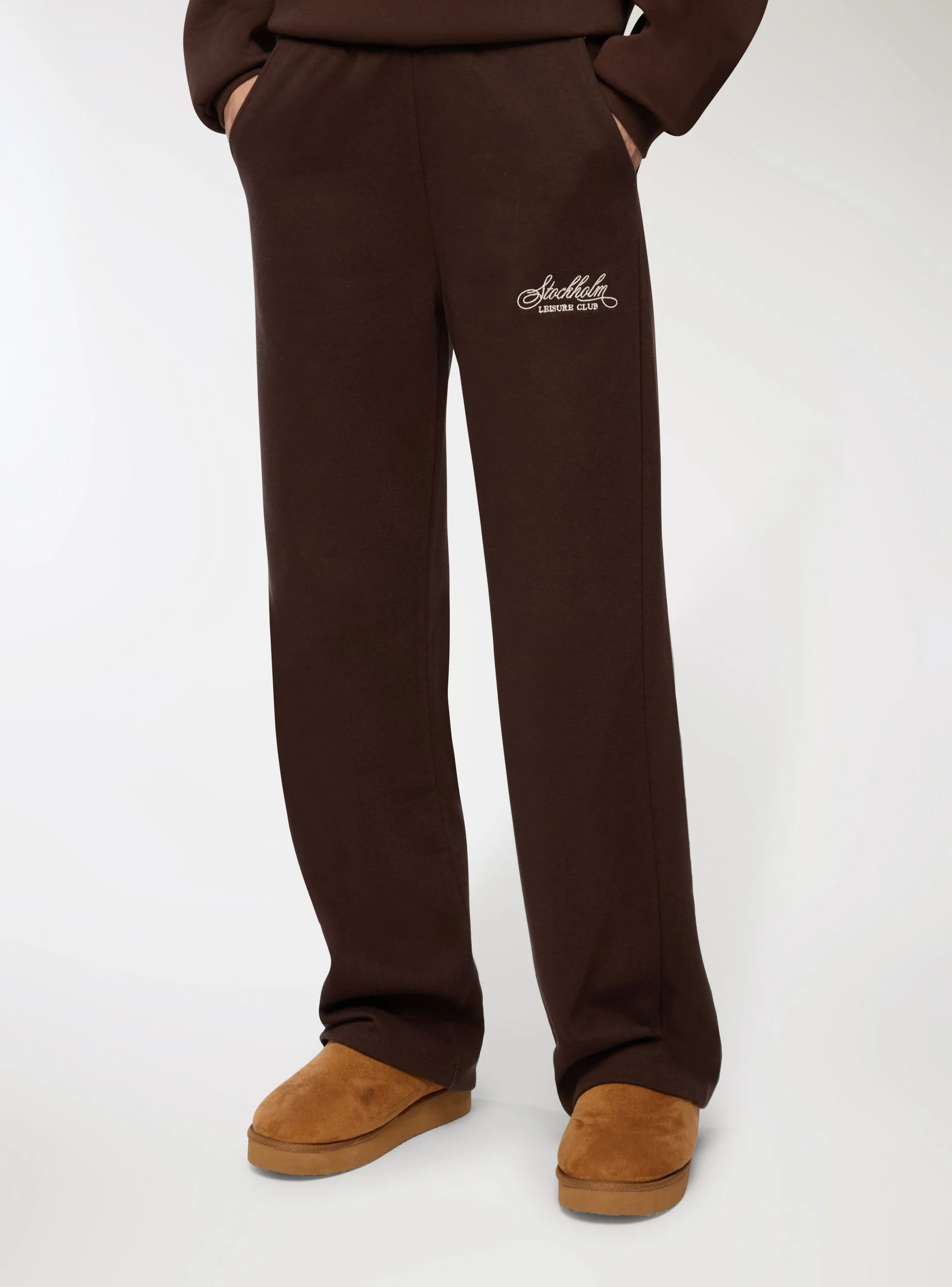 Pantaloni tuta wide leg vita alta - Image 3
