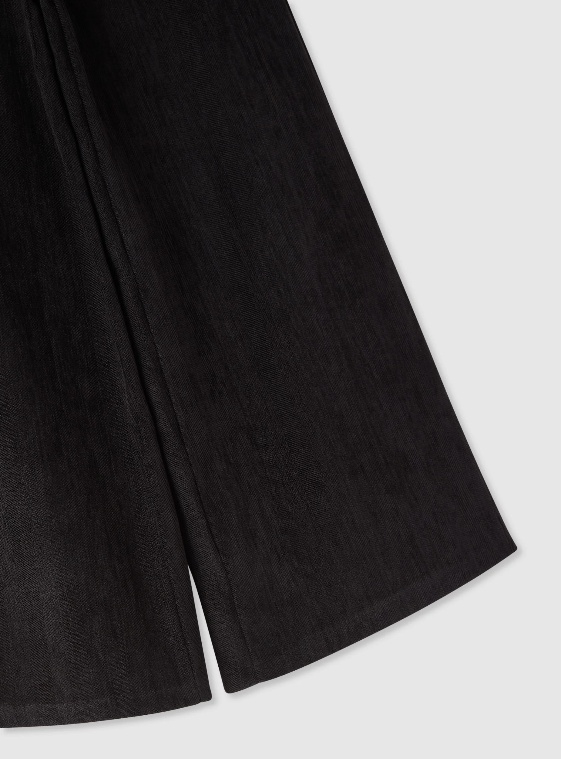 Pantaloni wide leg a tinta unita - Image 2