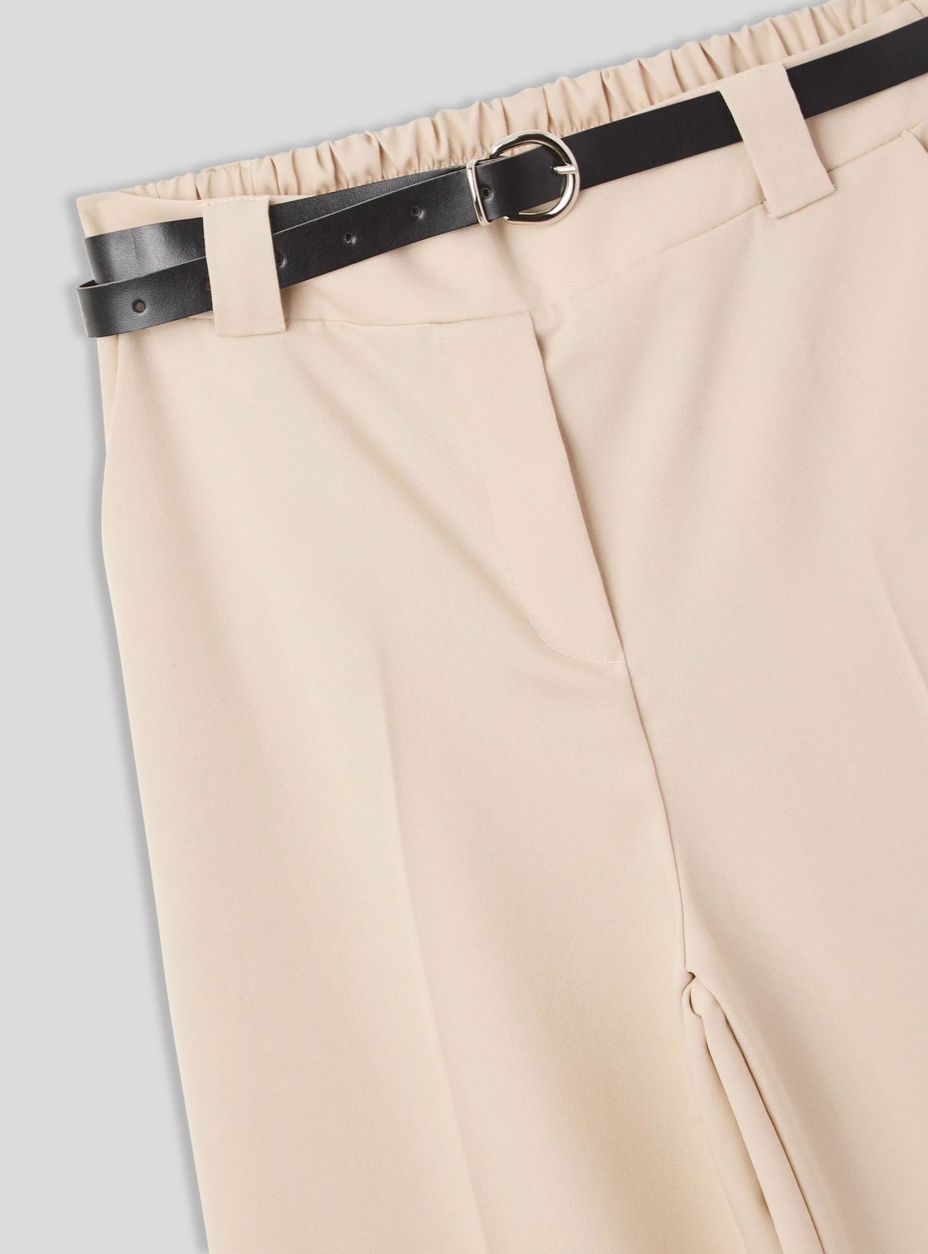 Pantaloni wide leg con cintura - Image 7