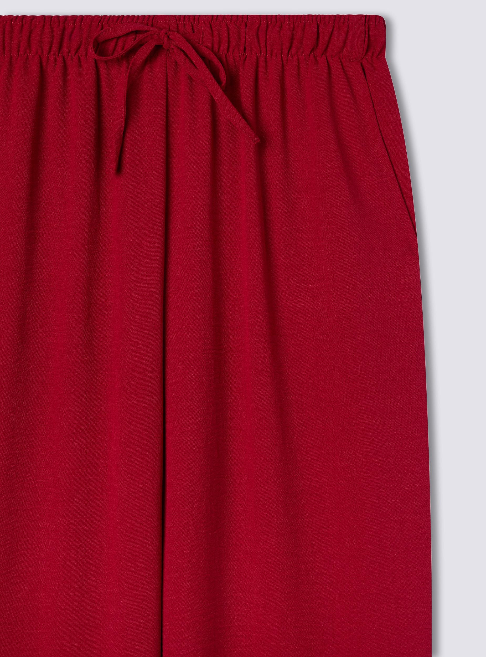 Pantaloni wide leg con coulisse - Image 6