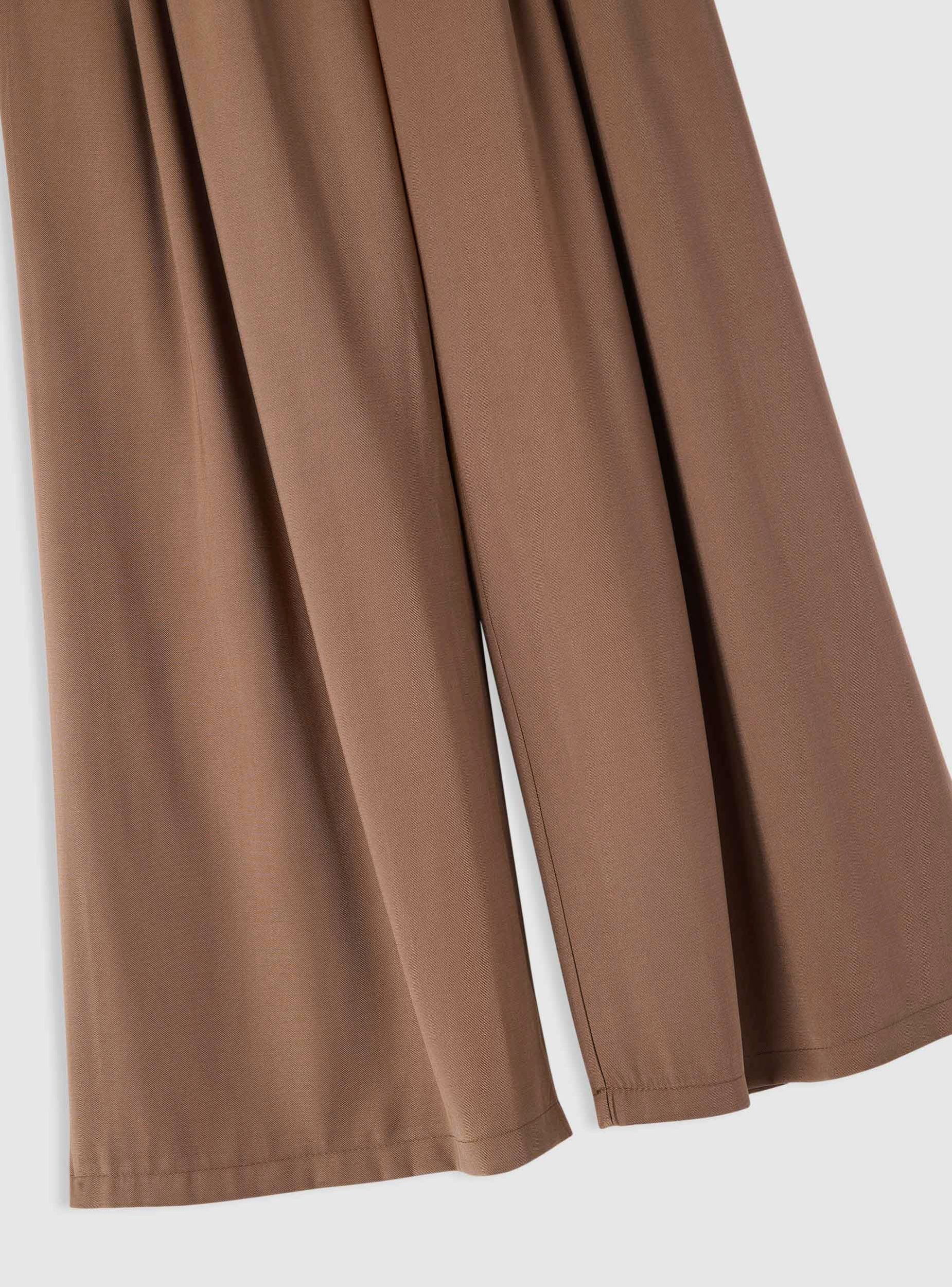 Pantaloni wide leg con coulisse - Image 7