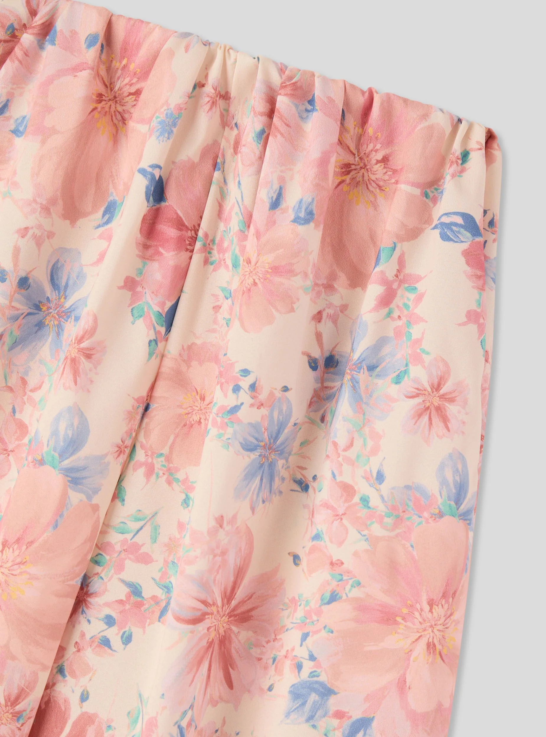 Pantaloni wide leg con fantasia floreale - Image 3