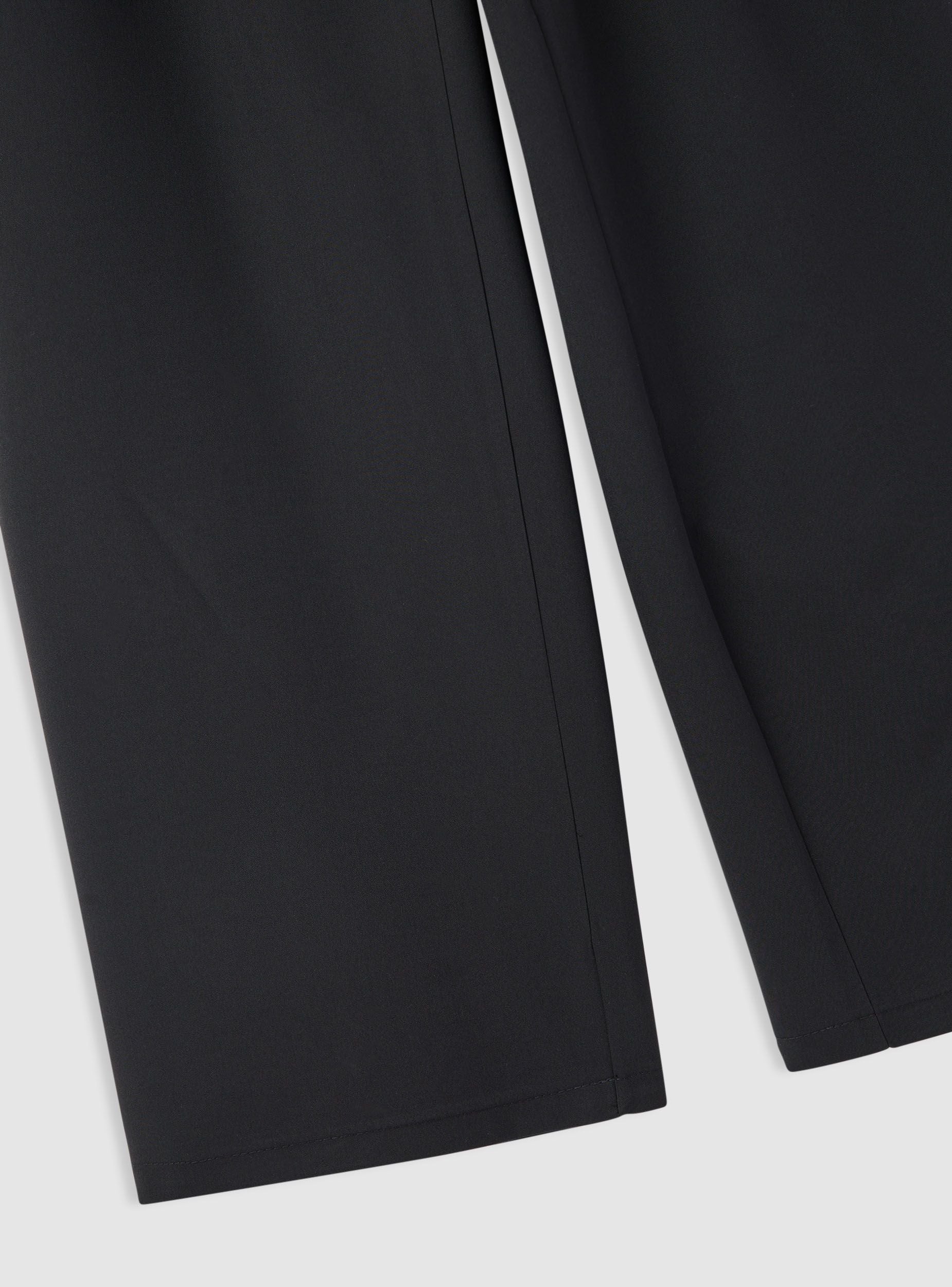 Pantaloni wide leg con fibbia e pieghe - Image 7