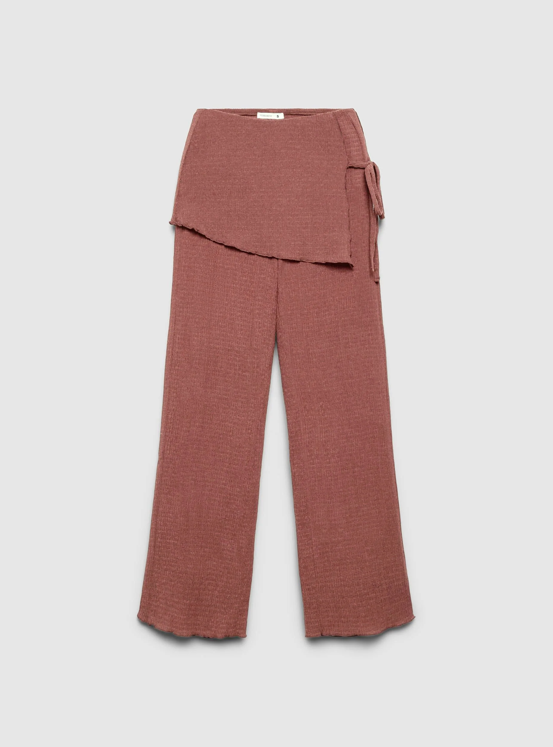 Pantaloni wide leg con gonna - Image 6