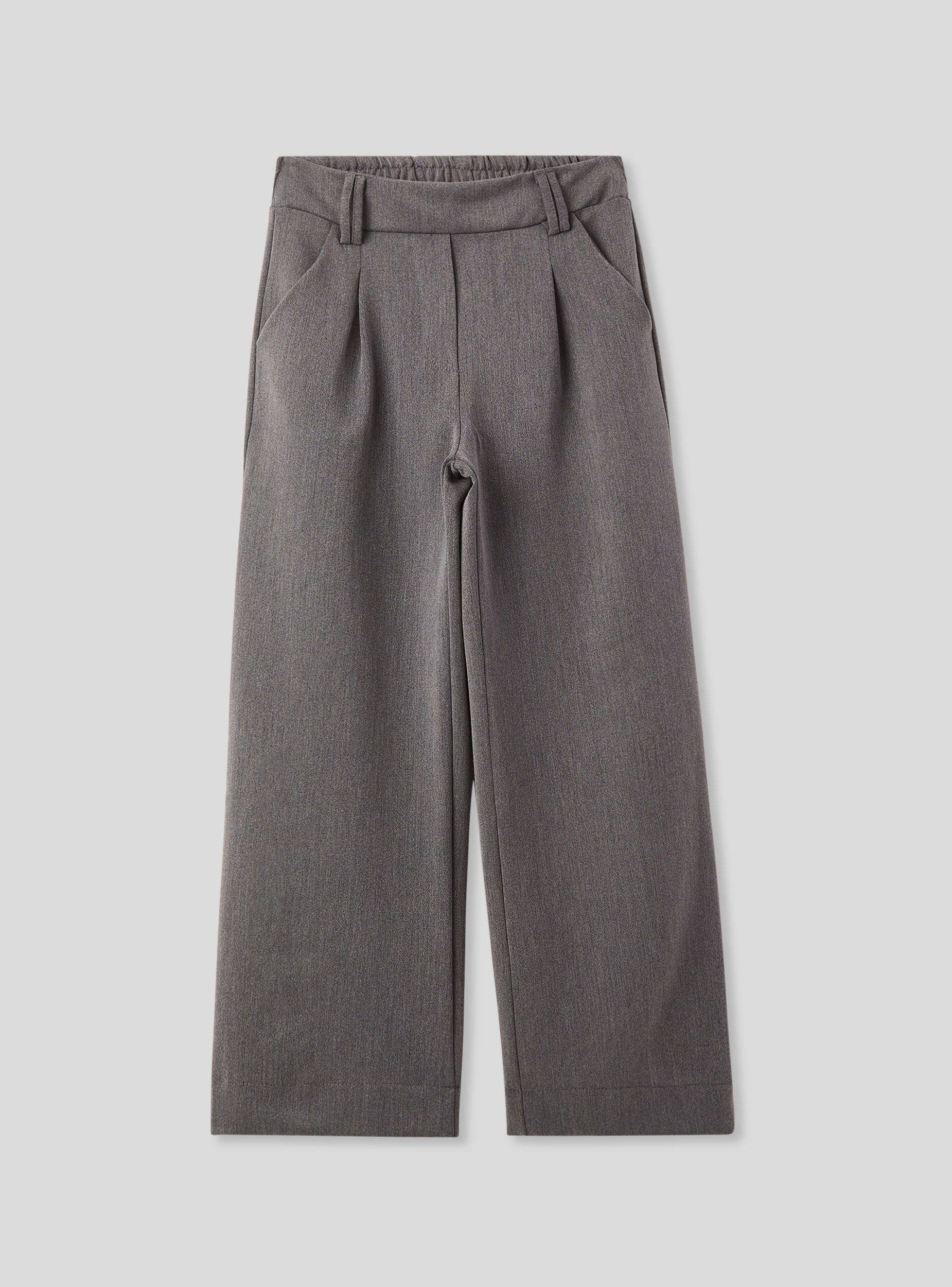 Pantaloni wide leg con pinces - Image 3