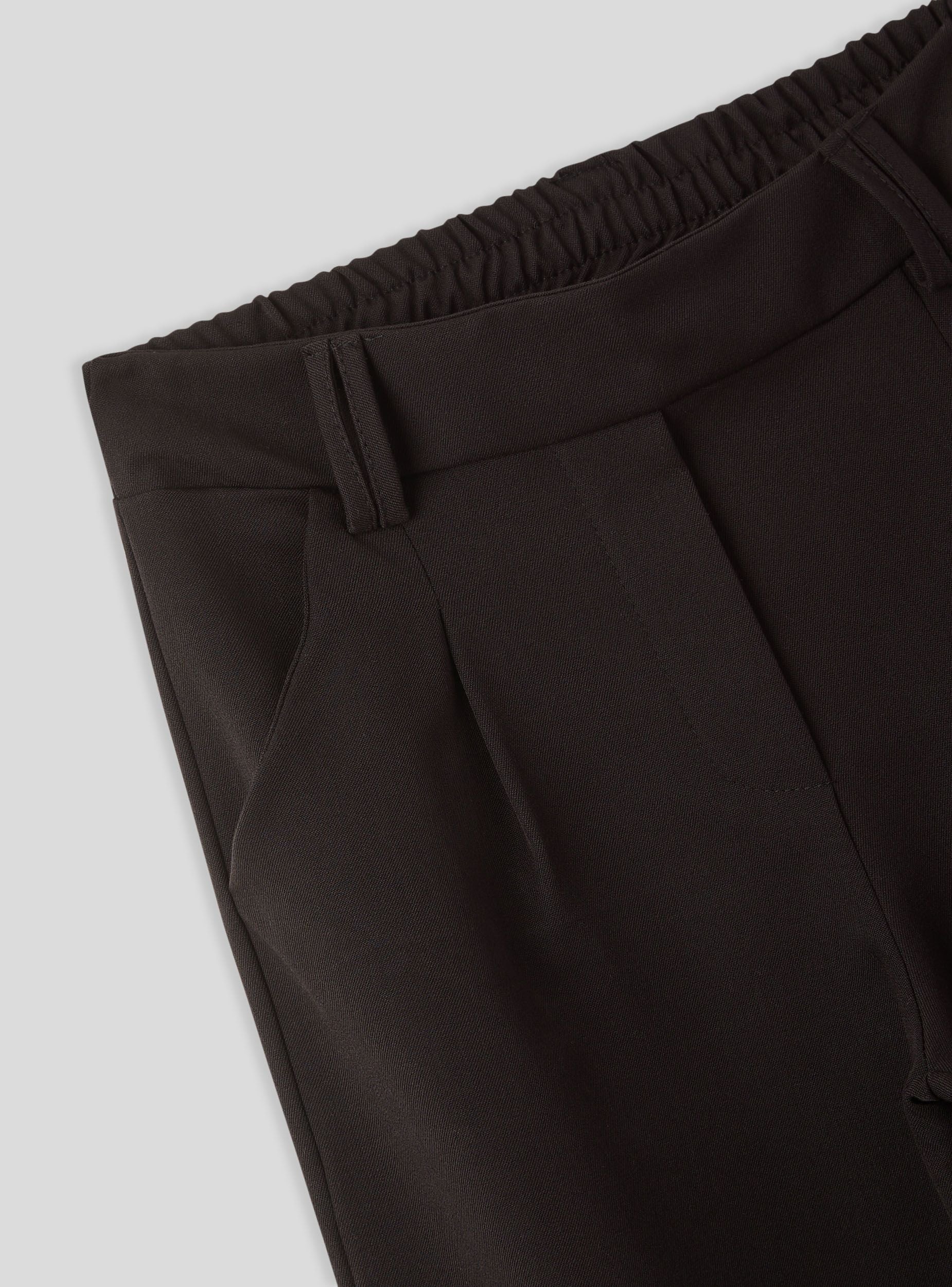 Pantaloni wide leg con pinces