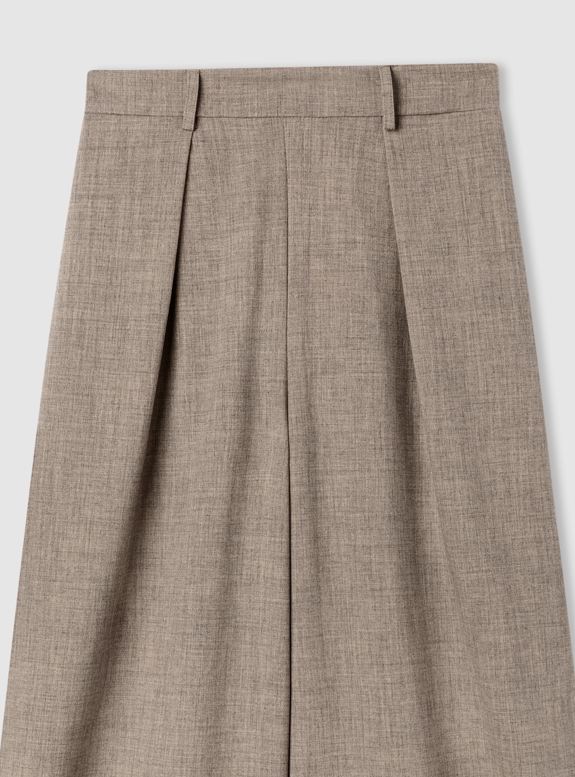 Pantaloni wide leg con pinces - Image 6