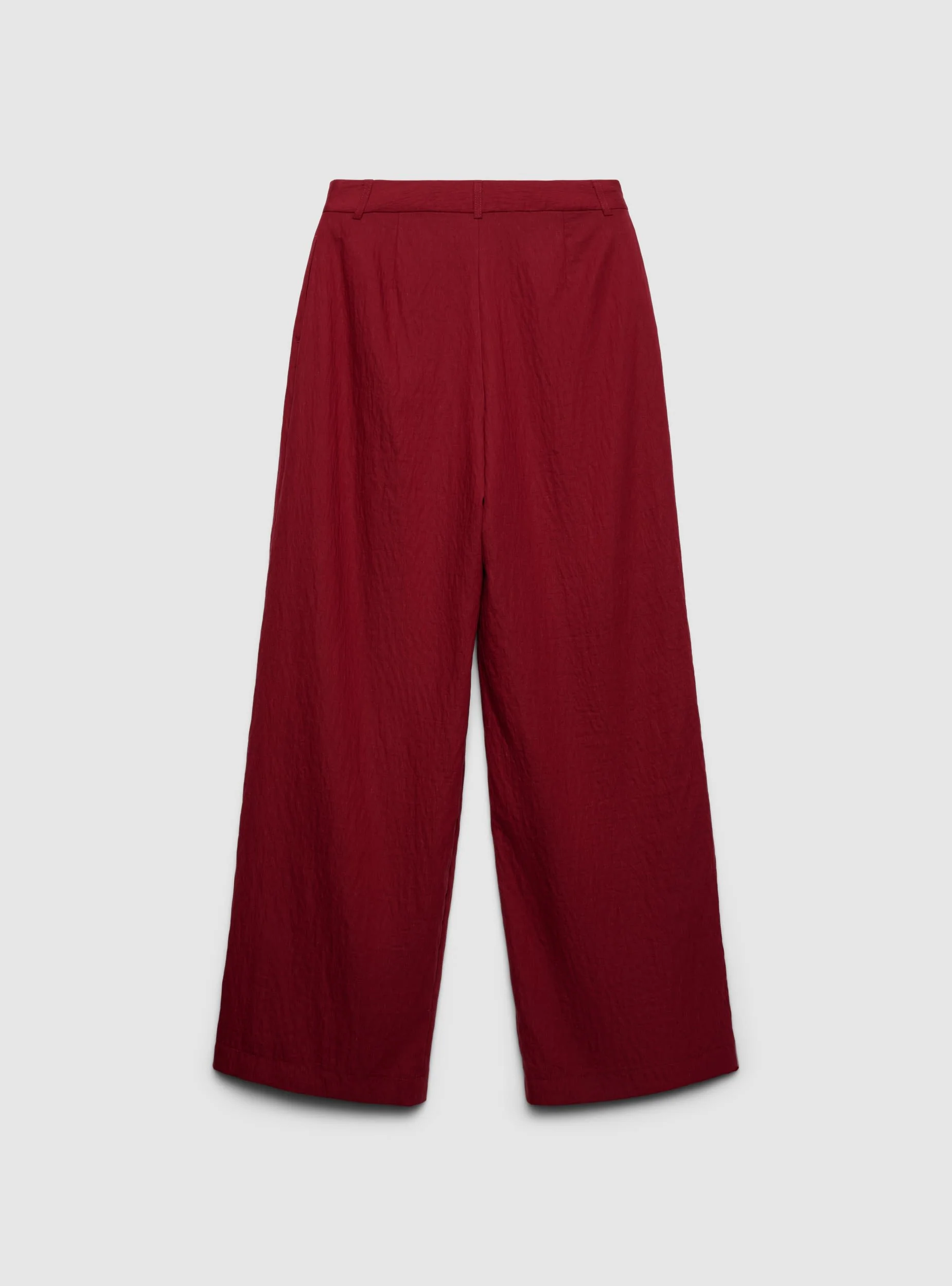 Pantaloni wide leg con tasca pattina - Image 5