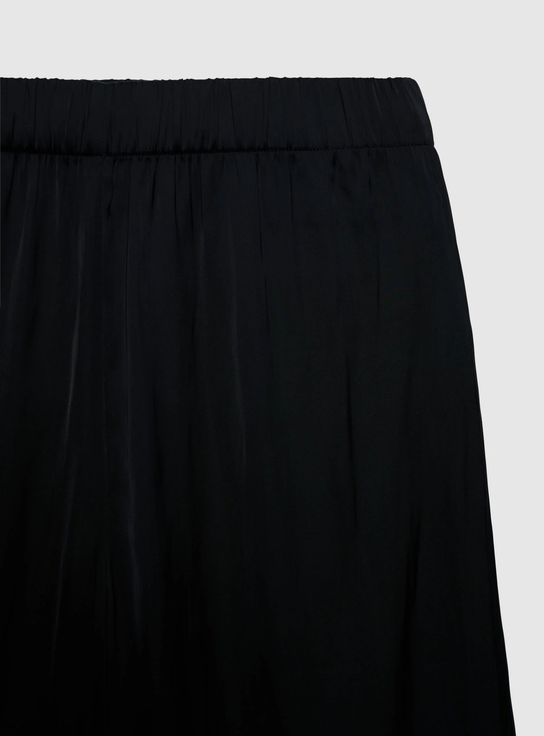 Pantaloni wide leg cropped satin - Image 5