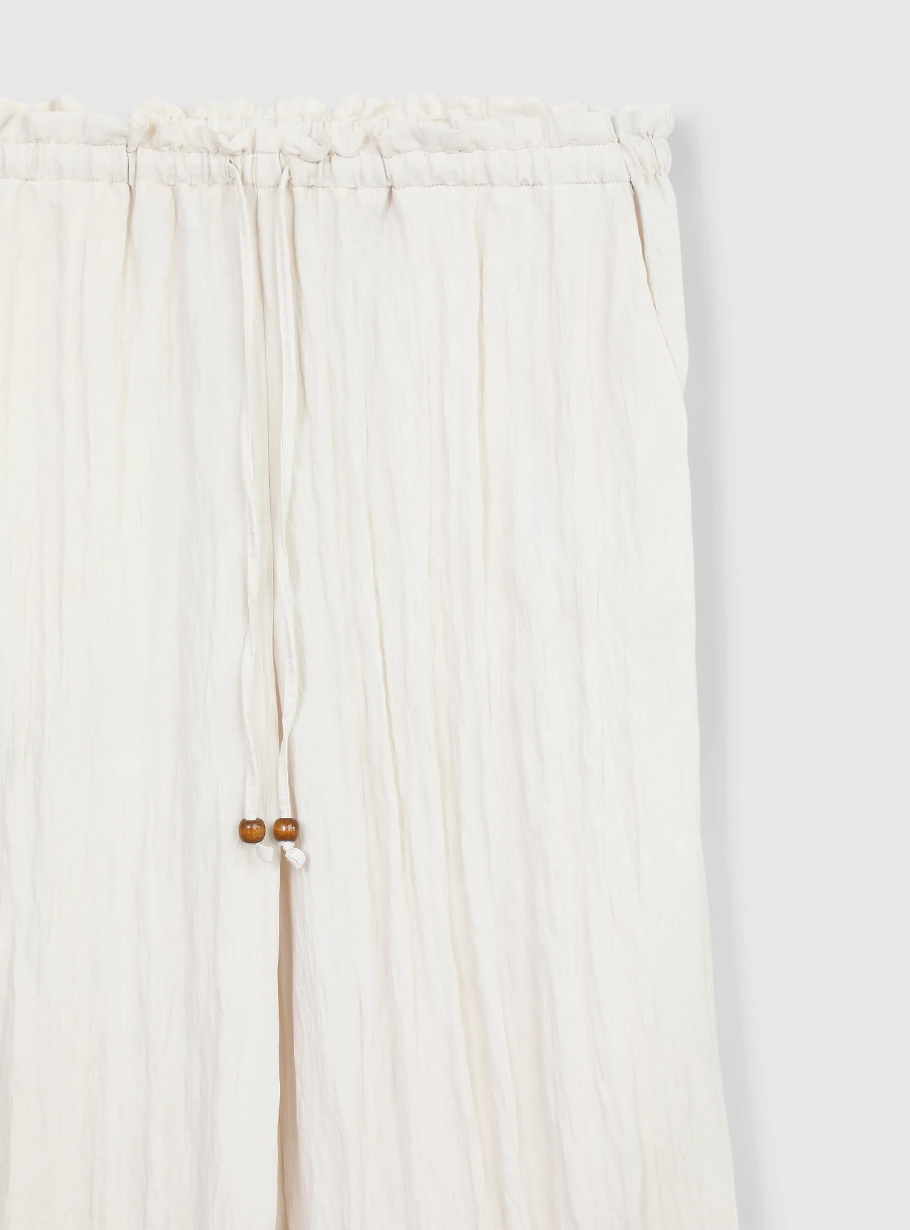 Pantaloni wide leg effetto stropicciato - Image 7