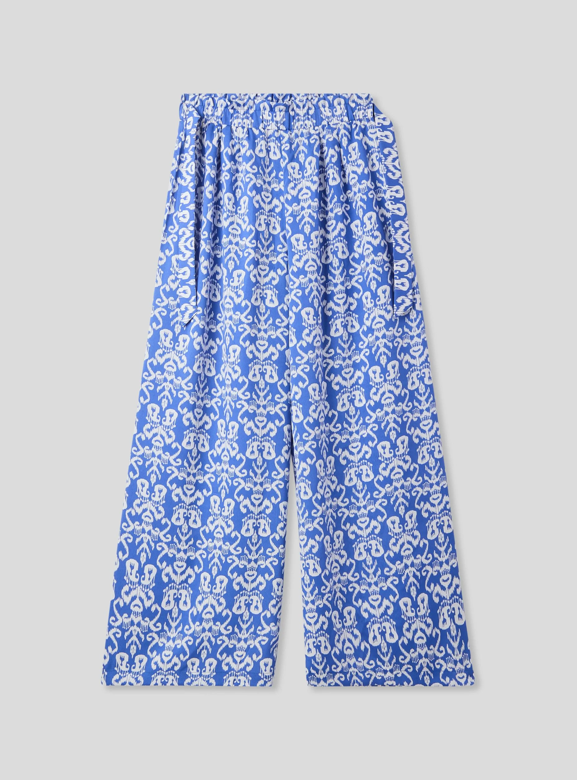 Pantaloni wide leg fantasia etnica - Image 4