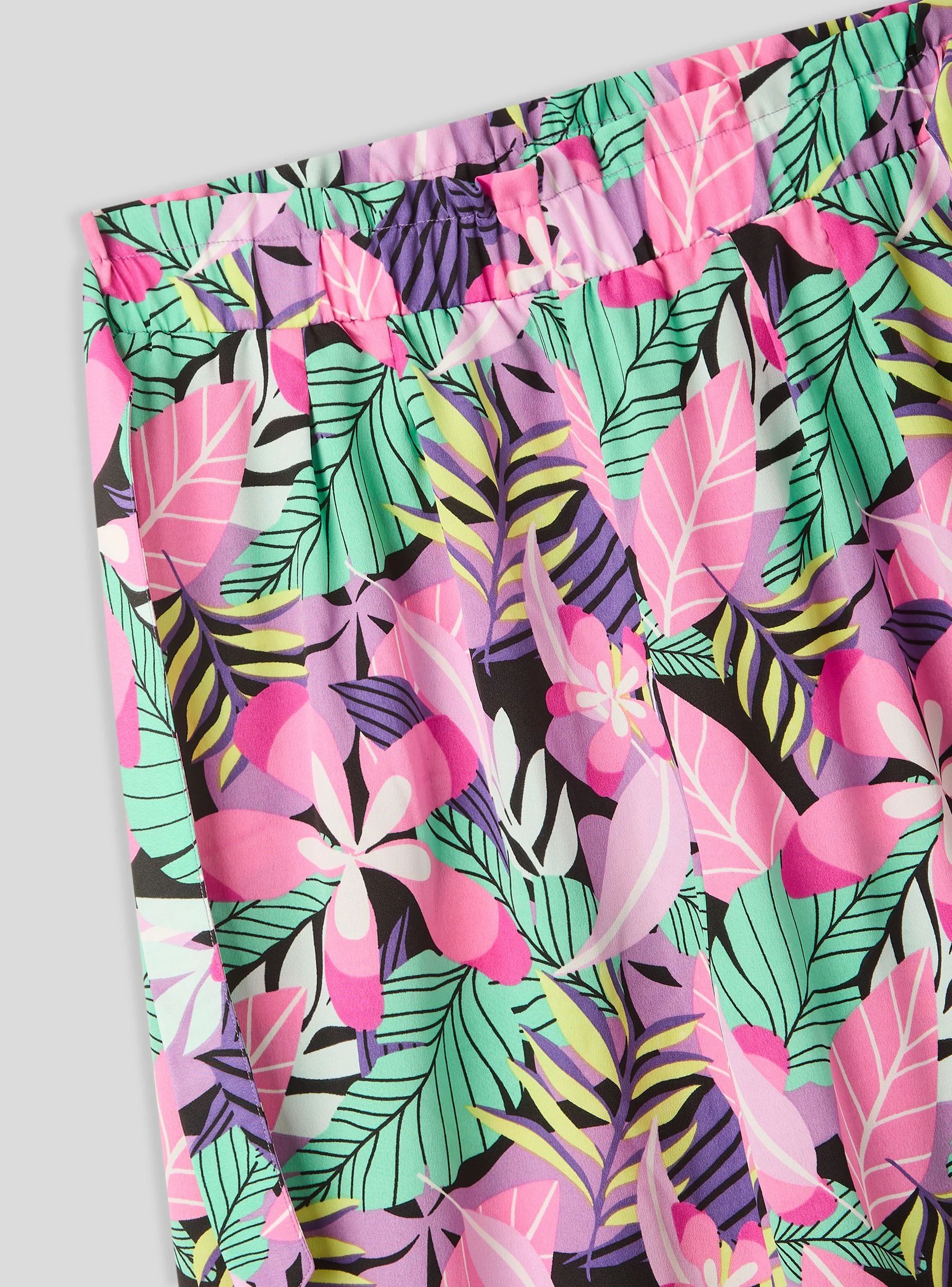 Pantaloni wide leg fantasia floreale - Image 4