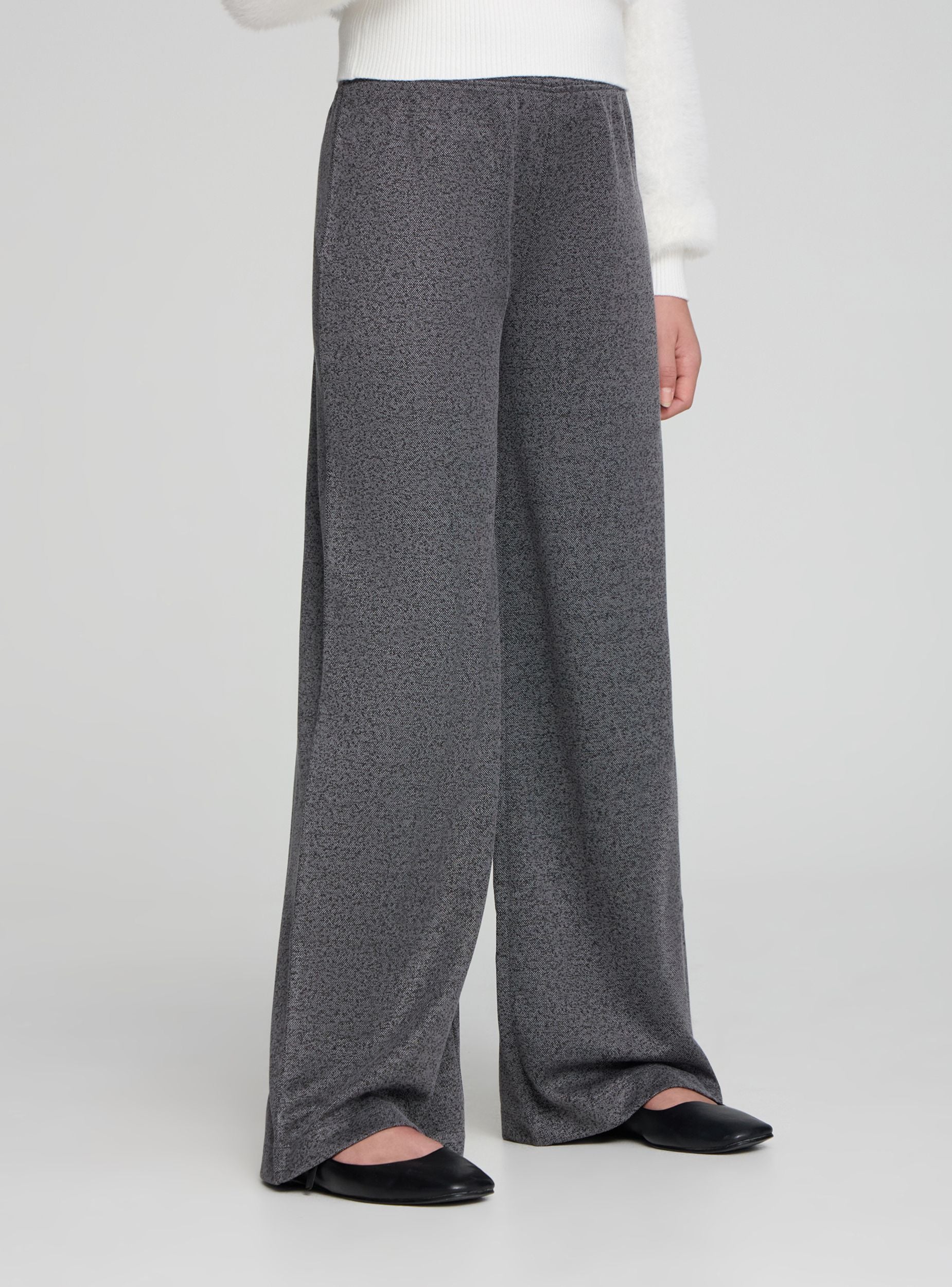Pantaloni wide leg fantasia - Image 3
