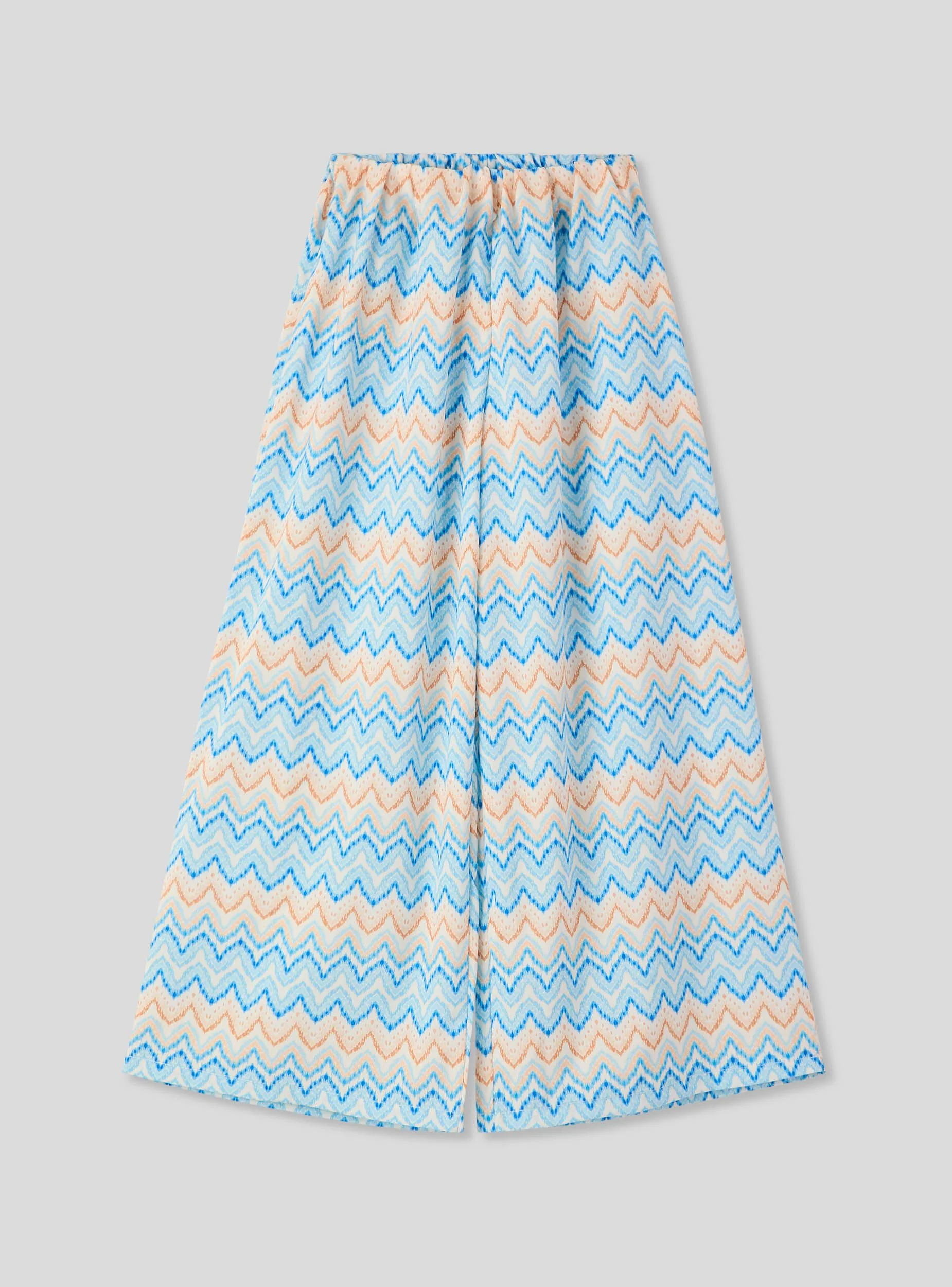 Pantaloni wide leg fantasia - Image 2