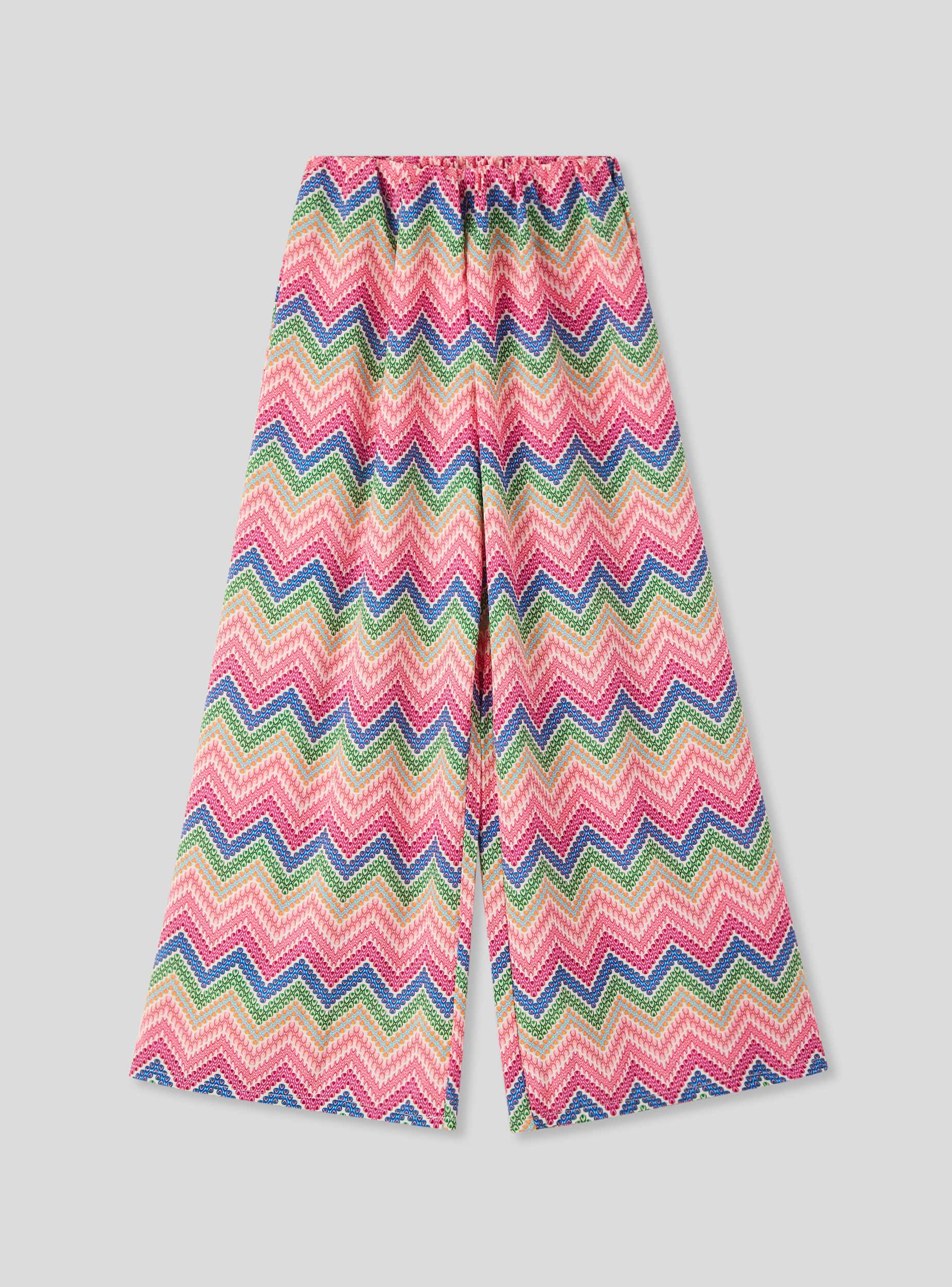 Pantaloni wide leg fantasia - Image 2