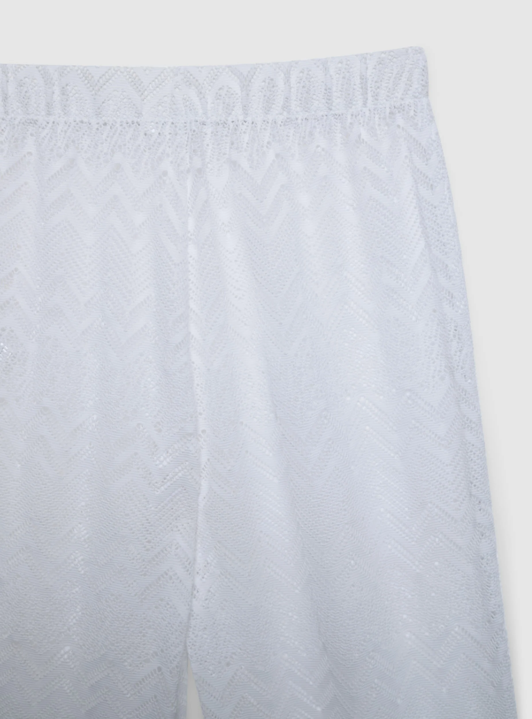Pantaloni wide leg in pizzo - Image 7