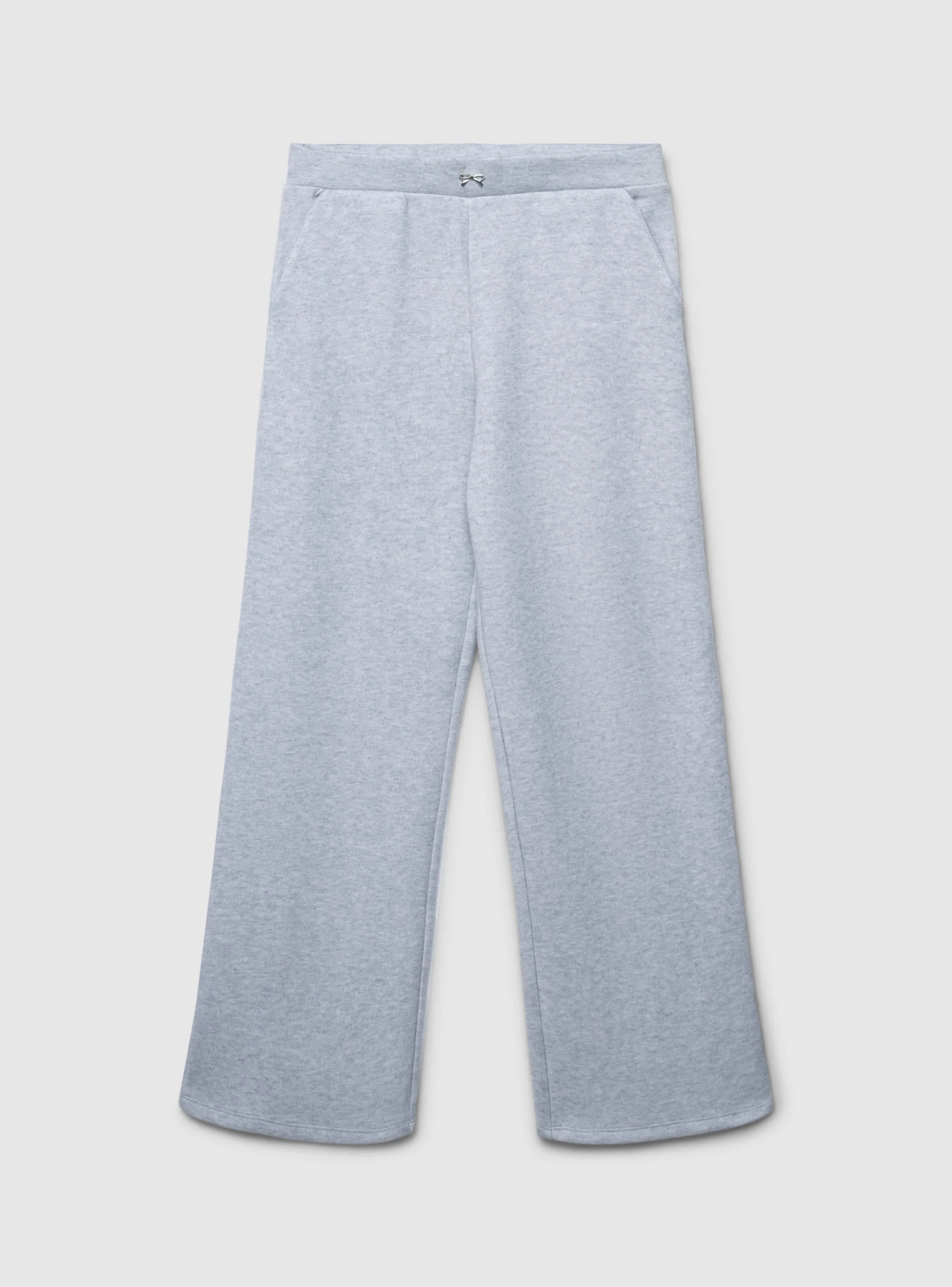 Pantaloni wide leg in tessuto caldo - Image 5