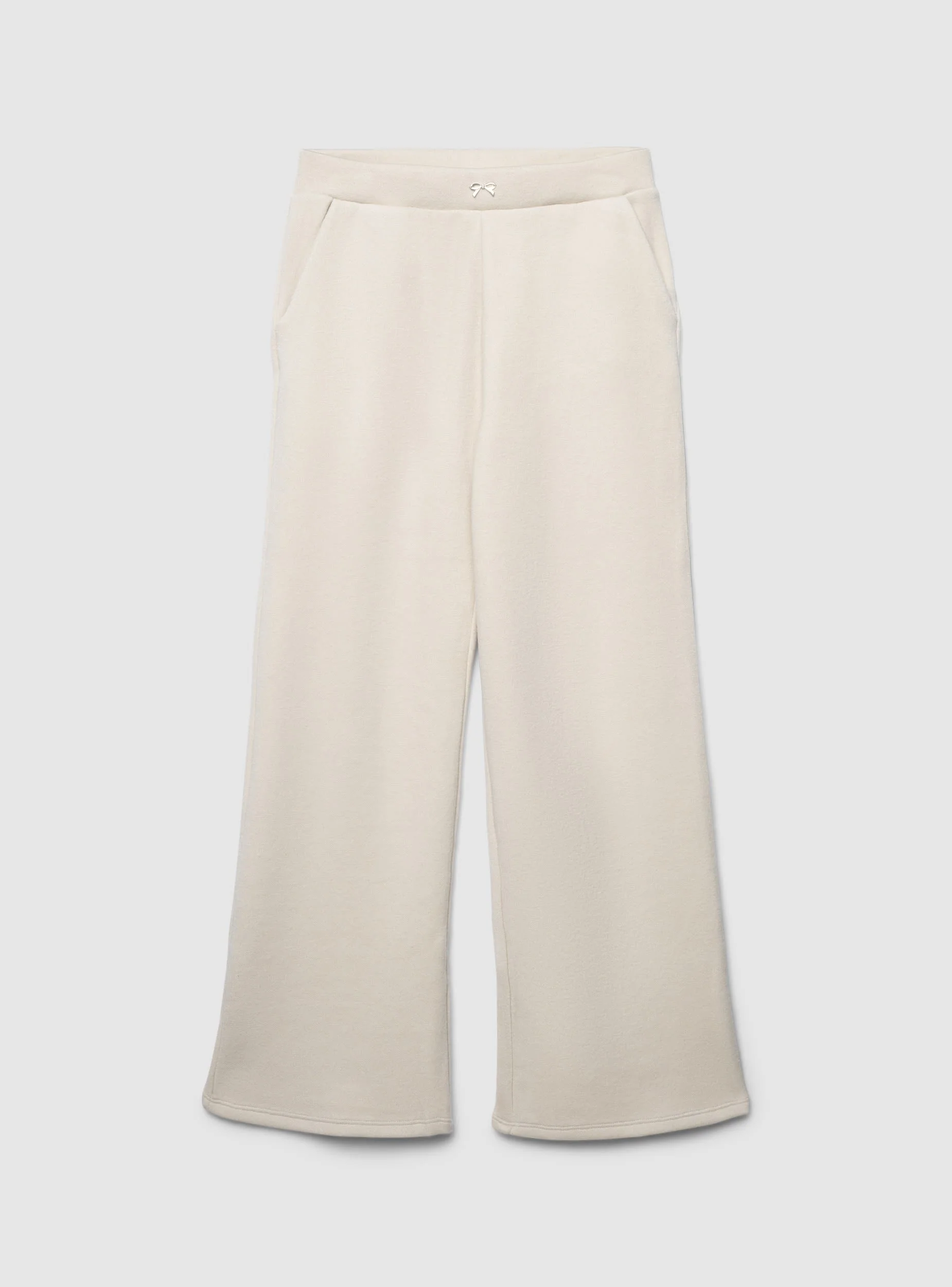 Pantaloni wide leg in tessuto caldo - Image 5