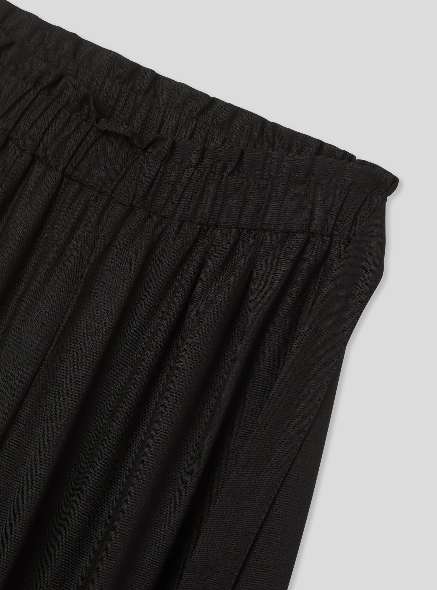 Pantaloni wide leg in viscosa - Image 5