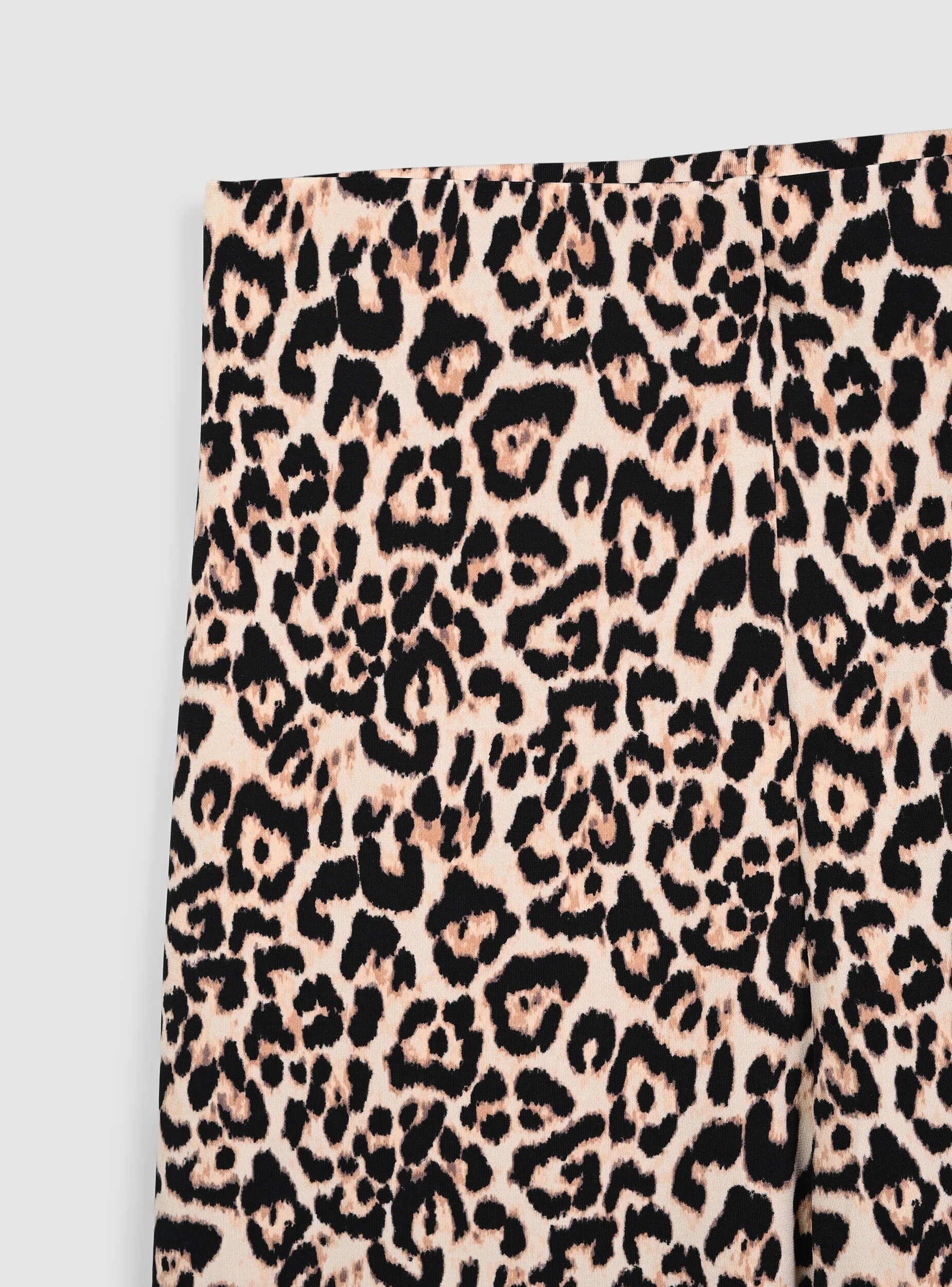 Pantaloni wide leg maculati elasticizzati - Image 6