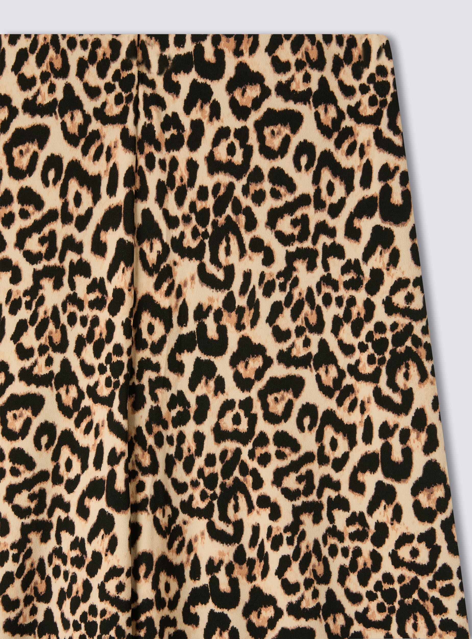 Pantaloni wide leg maculati elasticizzati - Image 7