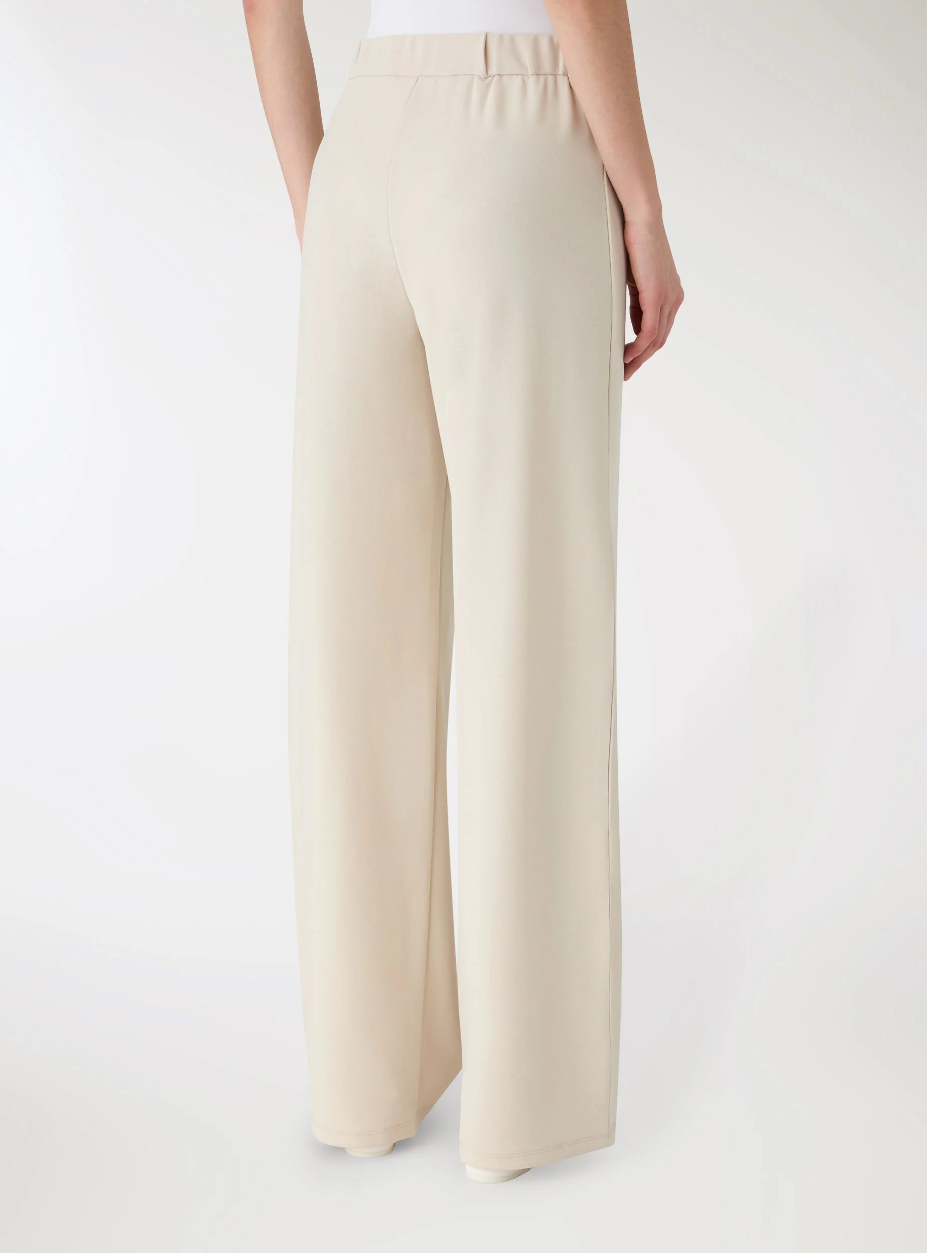 Pantaloni wide leg tinta unita - Image 2