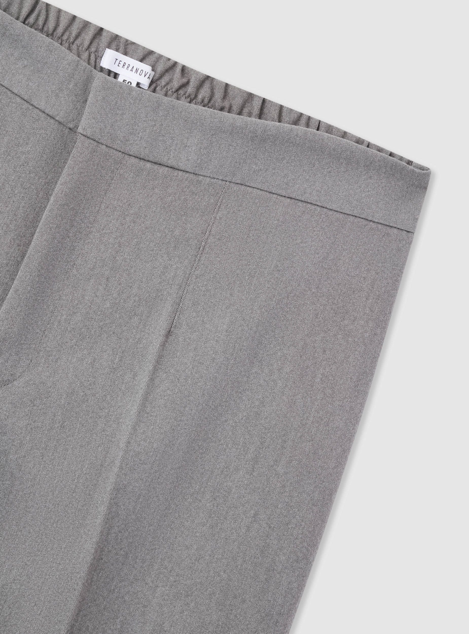 Pantaloni wide leg tinta unita - Image 7