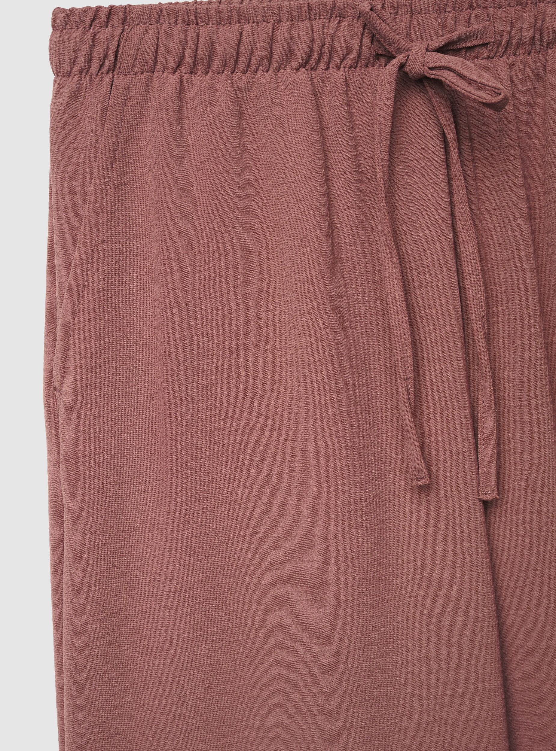 Pantaloni wide leg tinta unita - Image 7