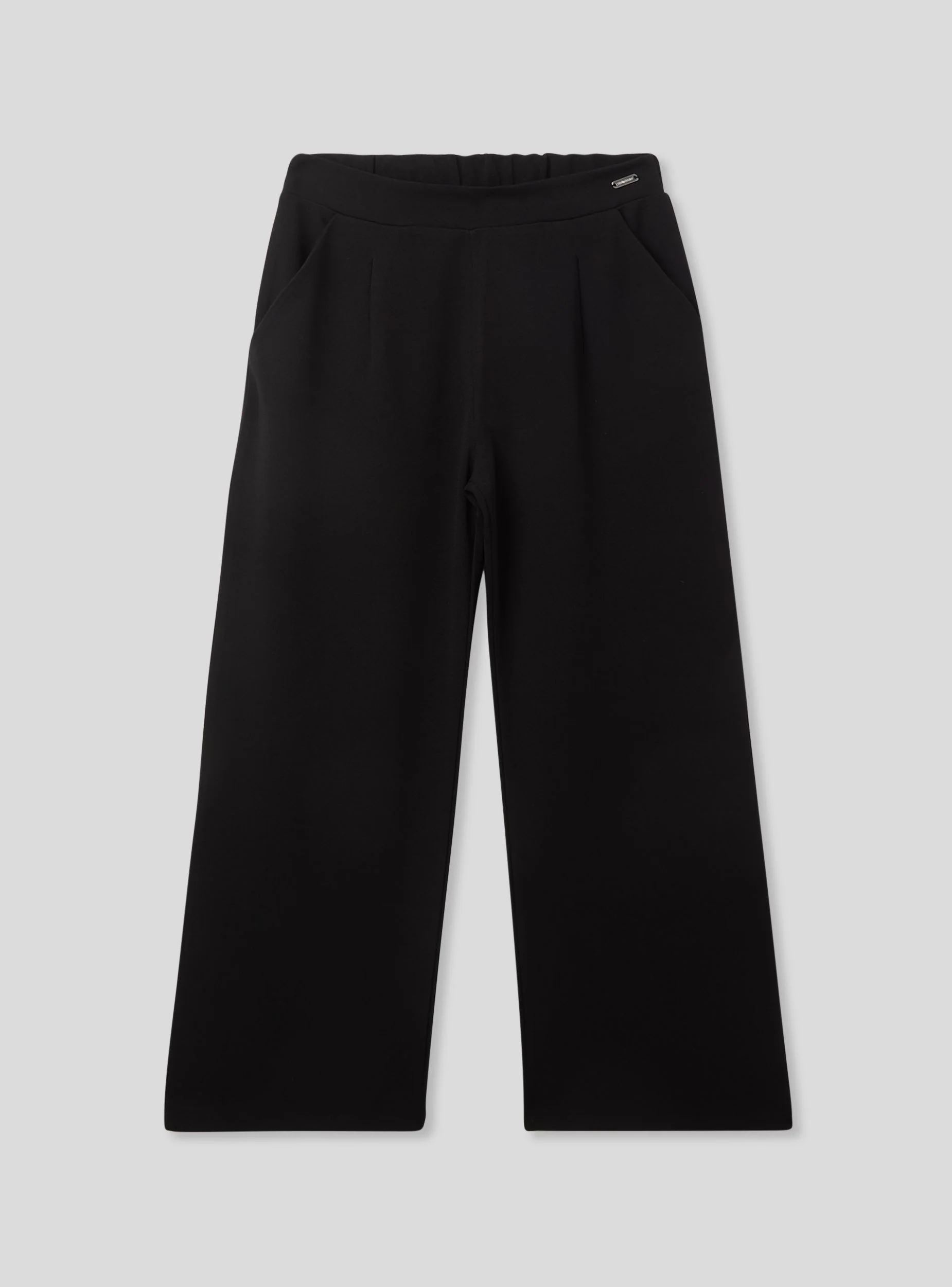 Pantaloni wide leg tinta unita - Image 4