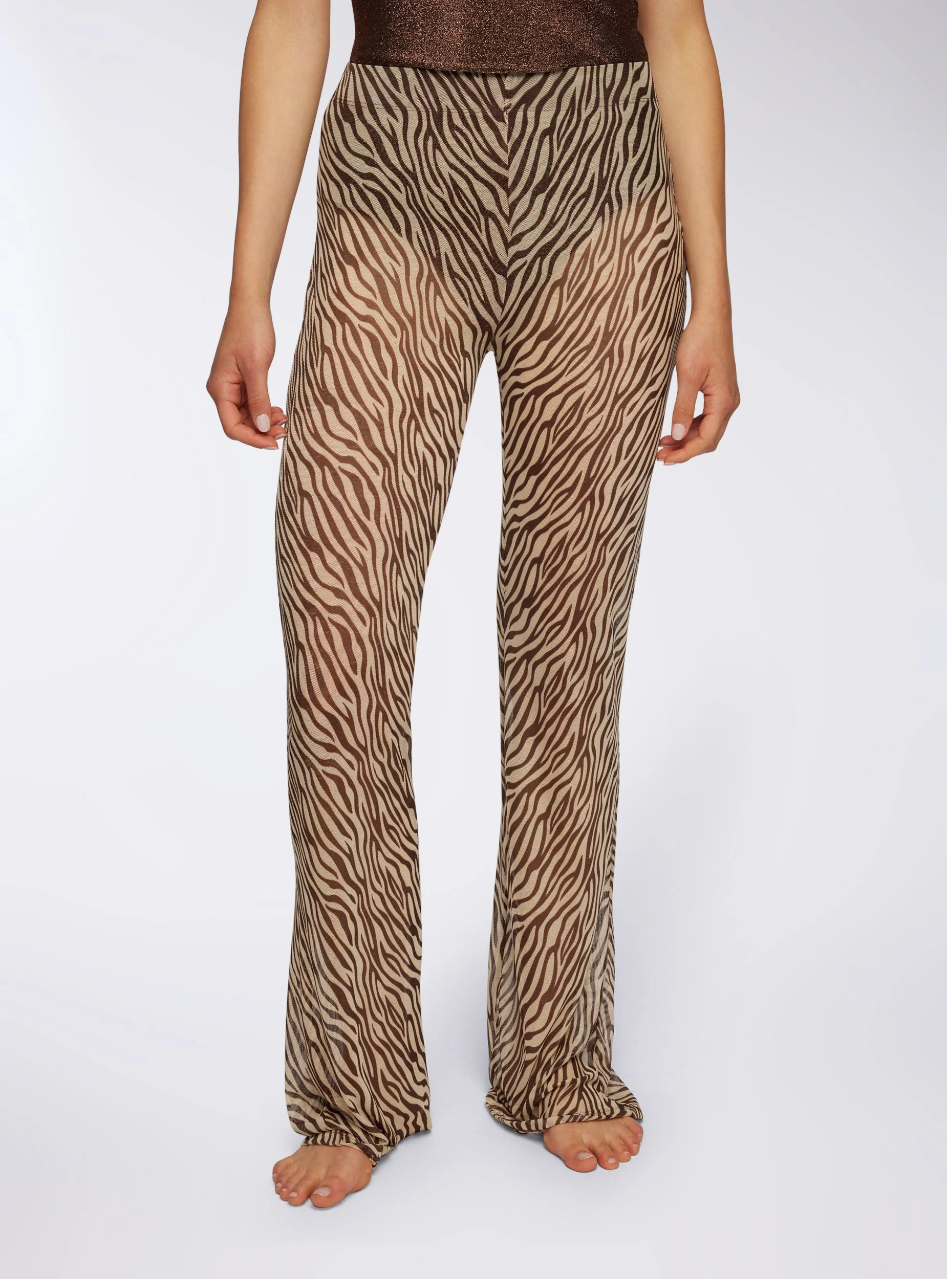 Pantaloni zebrati semitrasparenti - Image 4